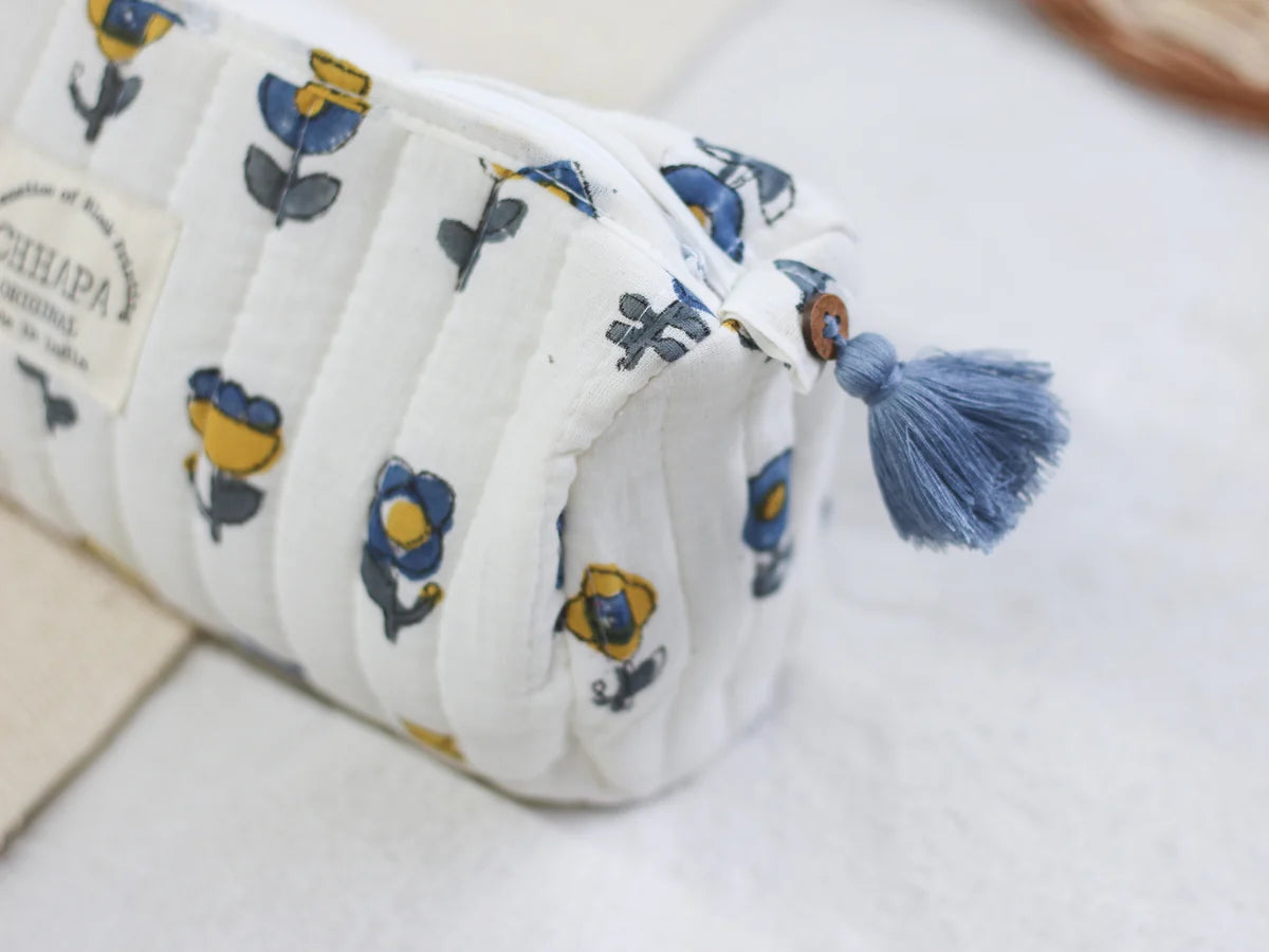 Chhapa - FLOWER BUTTI POUCH