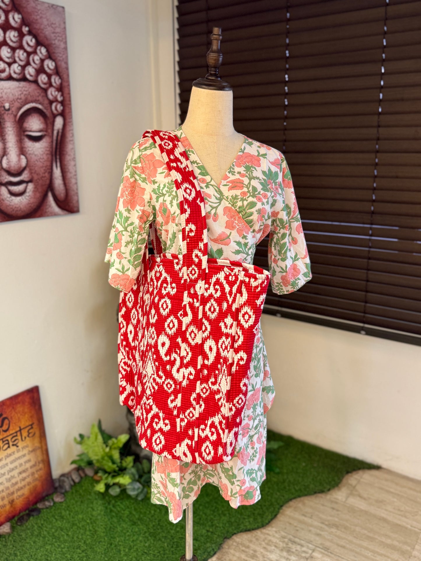 Iksha - Red Tote Bag