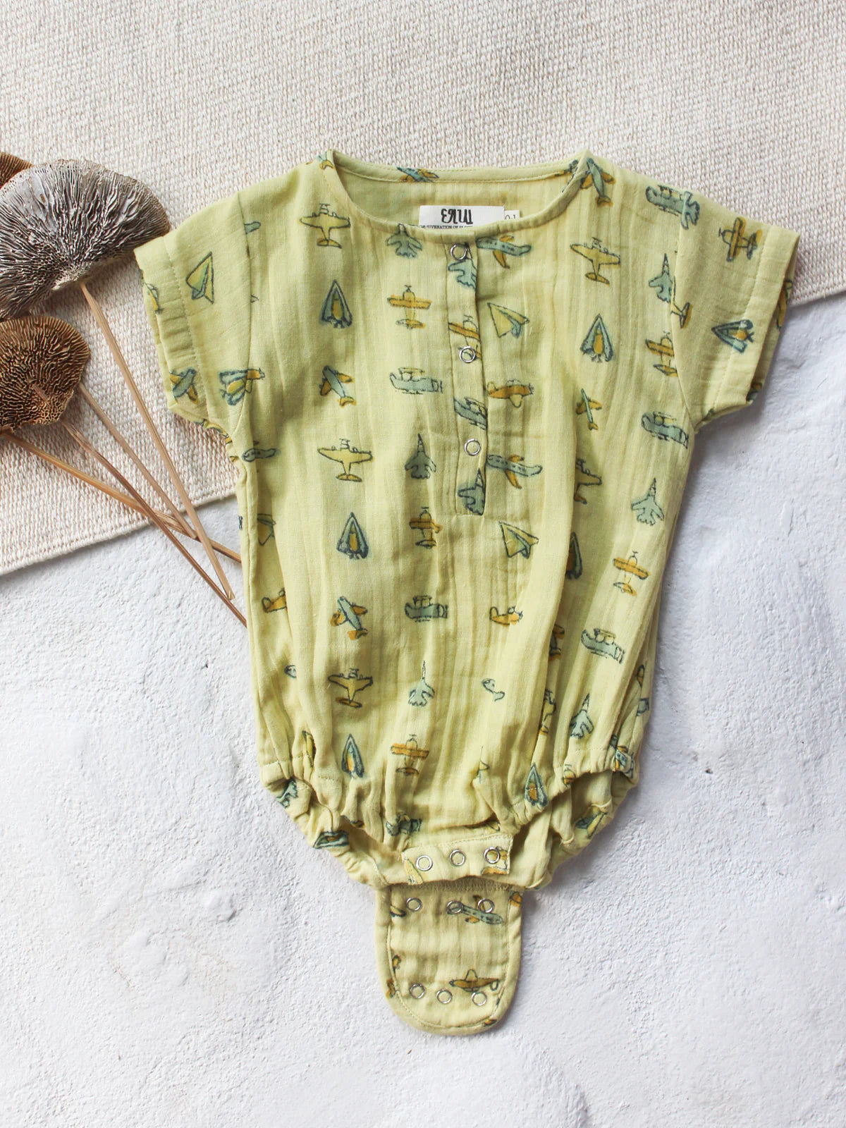CHHAPA - Baby Muslin Aeroplane Romper