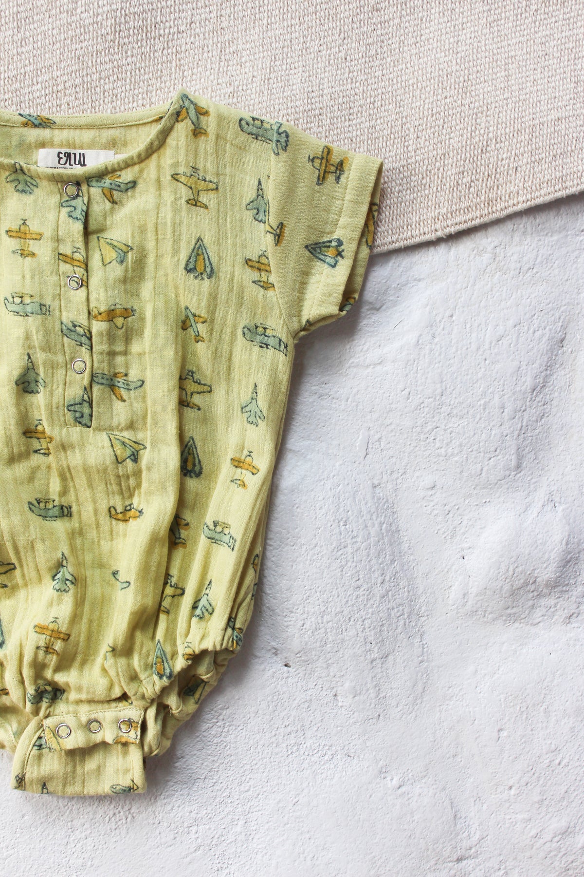 CHHAPA - Baby Muslin Aeroplane Romper