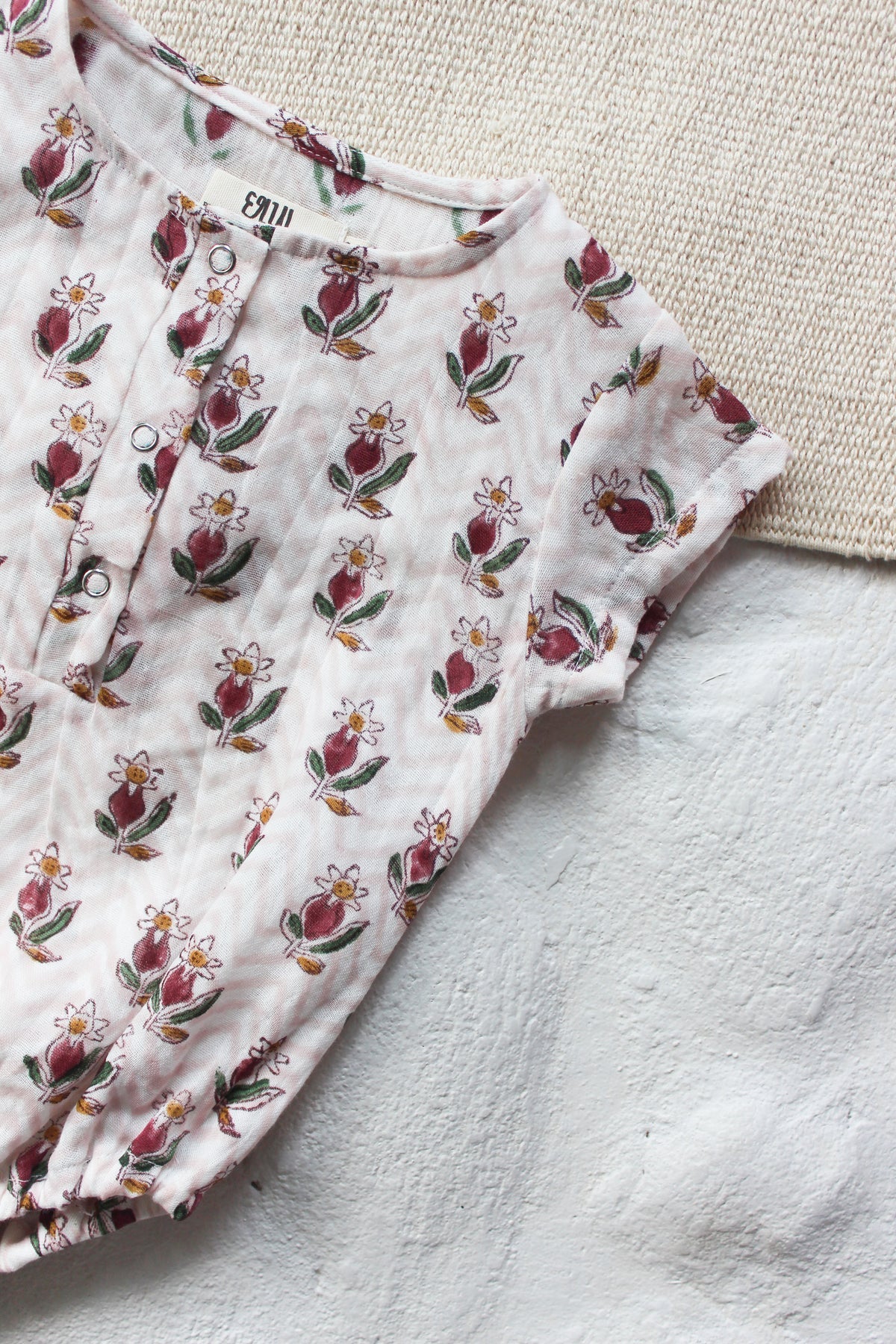 CHHAPA - Baby Muslin Flower Romper