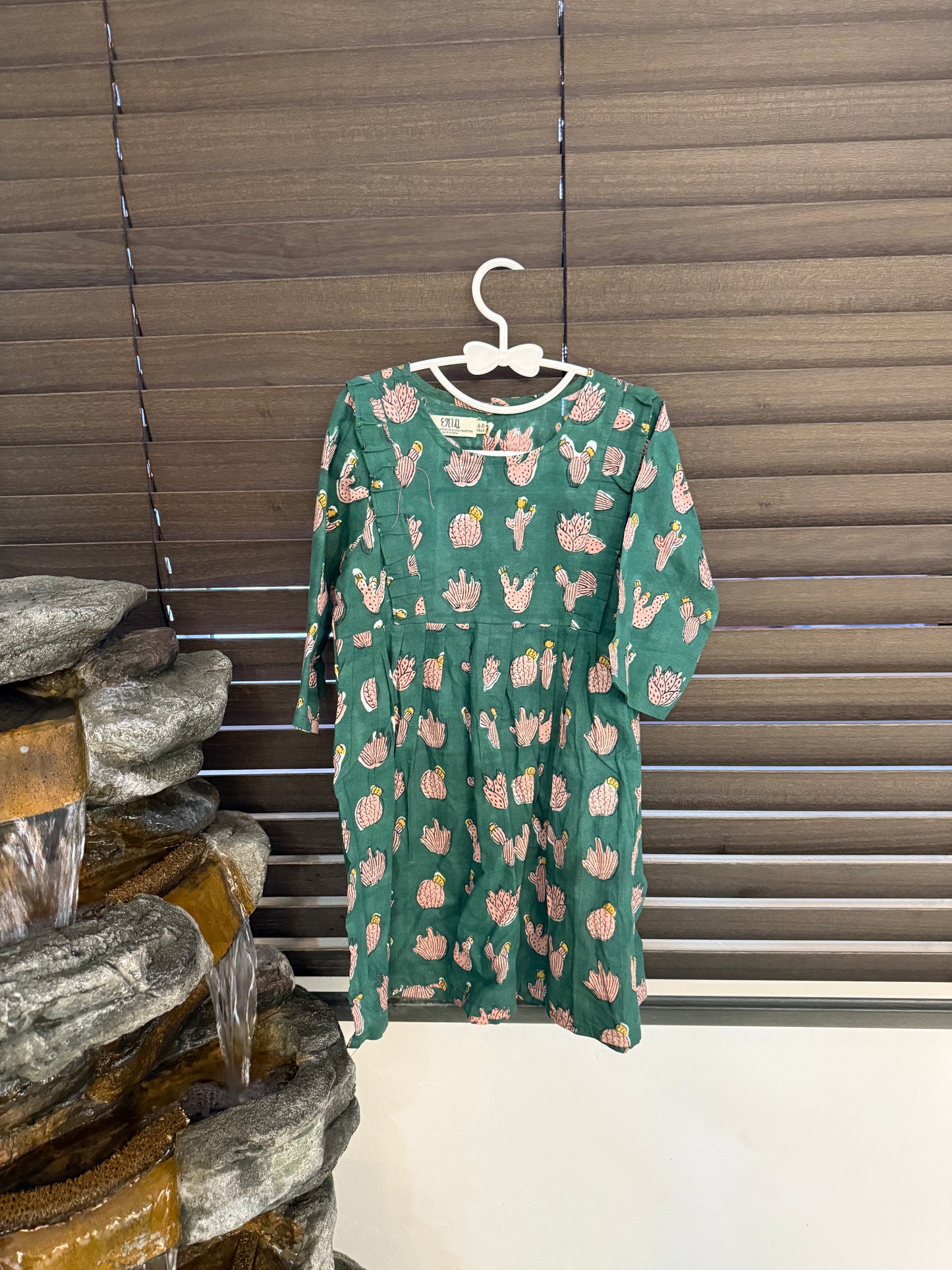 Chhapa - Green Cacti Dress