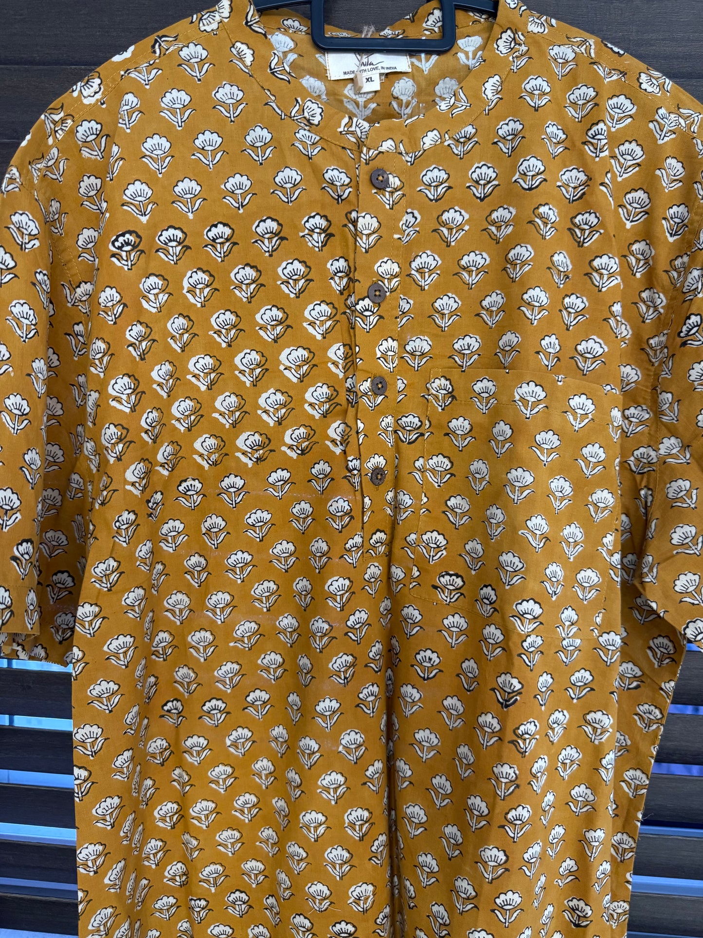 Suta - Lemon and Cream Cheese Short Kurta