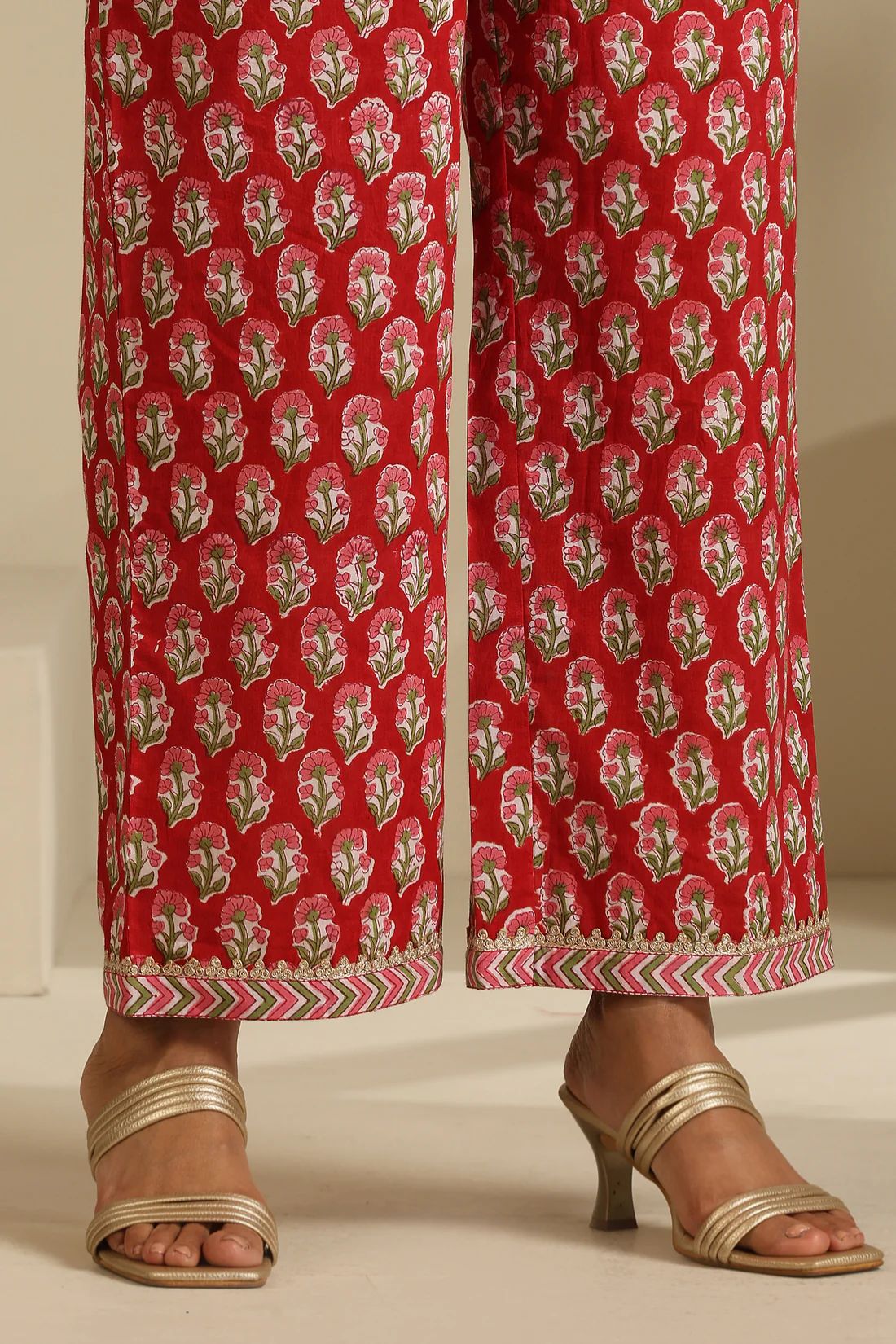 Murraya - Red Sapphire Anarkali Set of 3