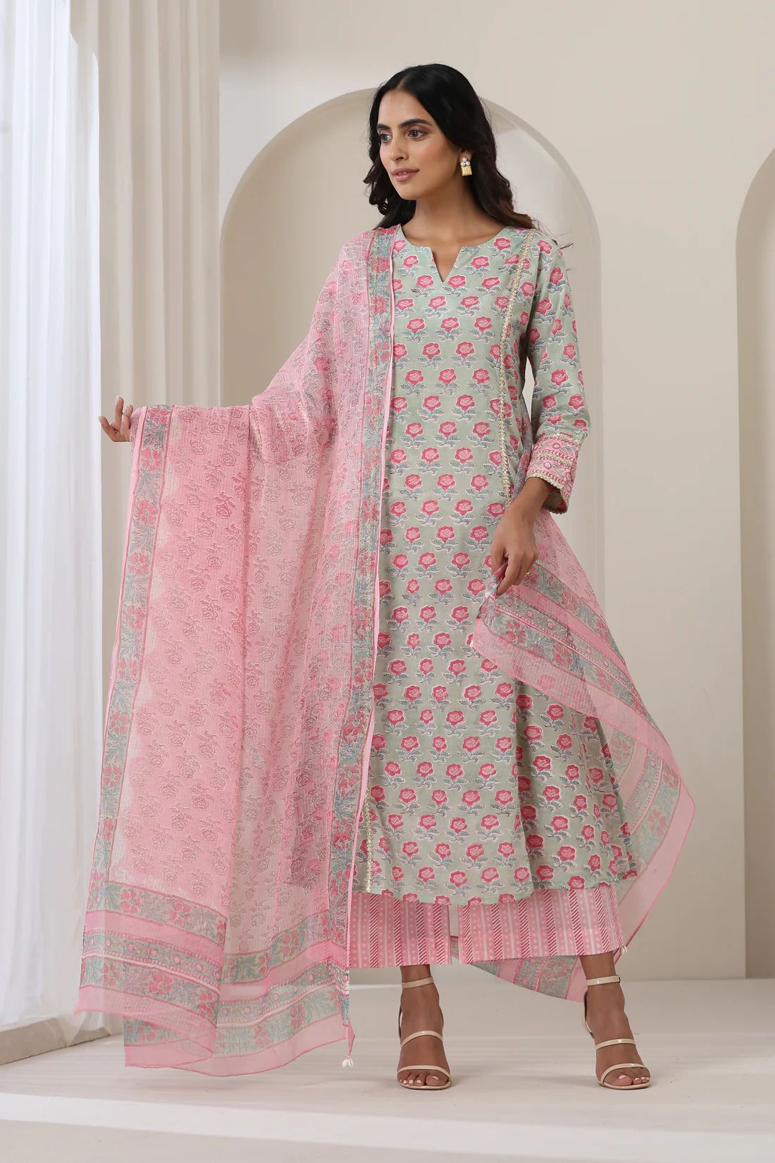 Murraya - Serene Green Kurta Set of 3