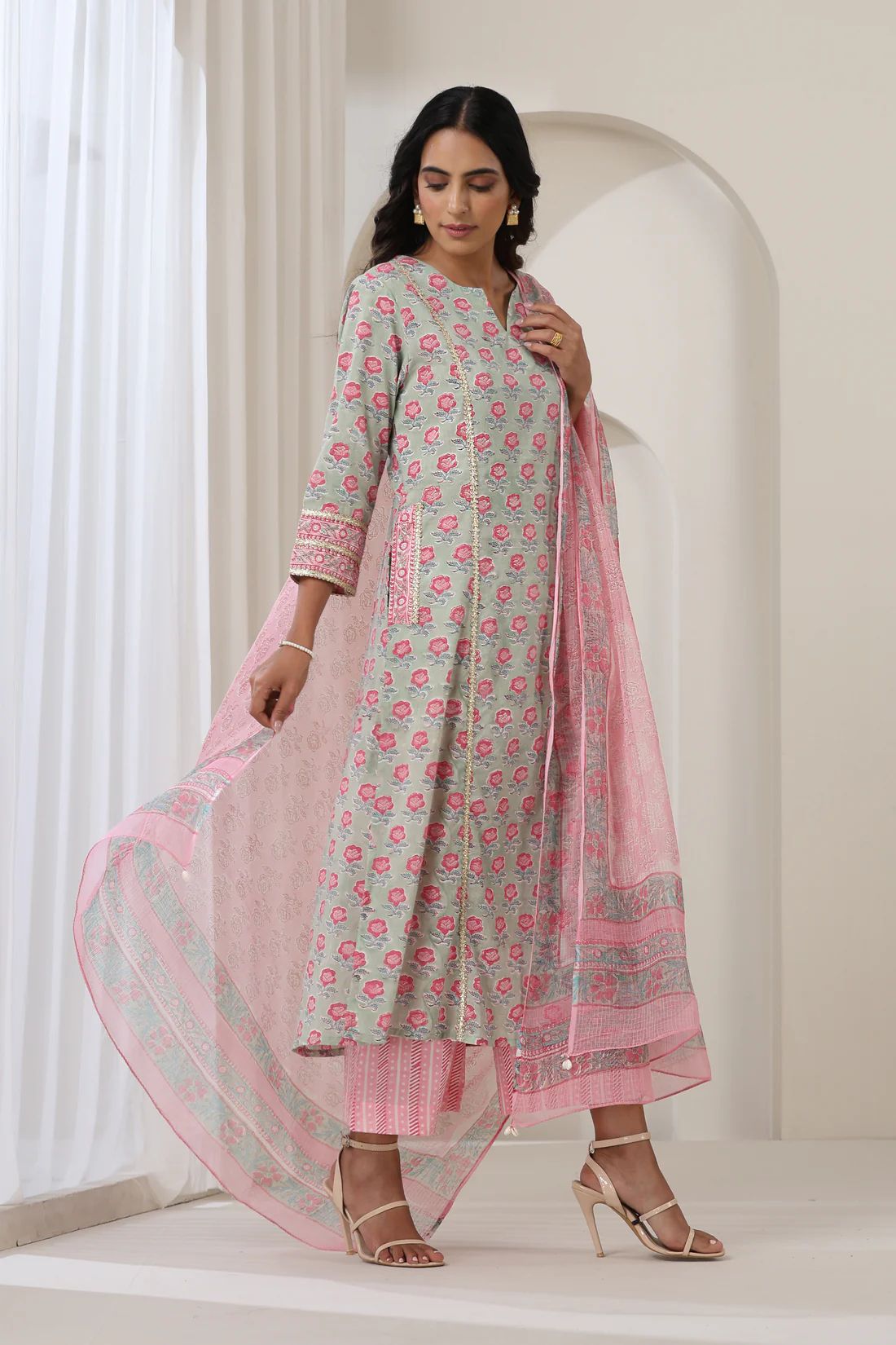 Murraya - Serene Green Kurta Set of 3