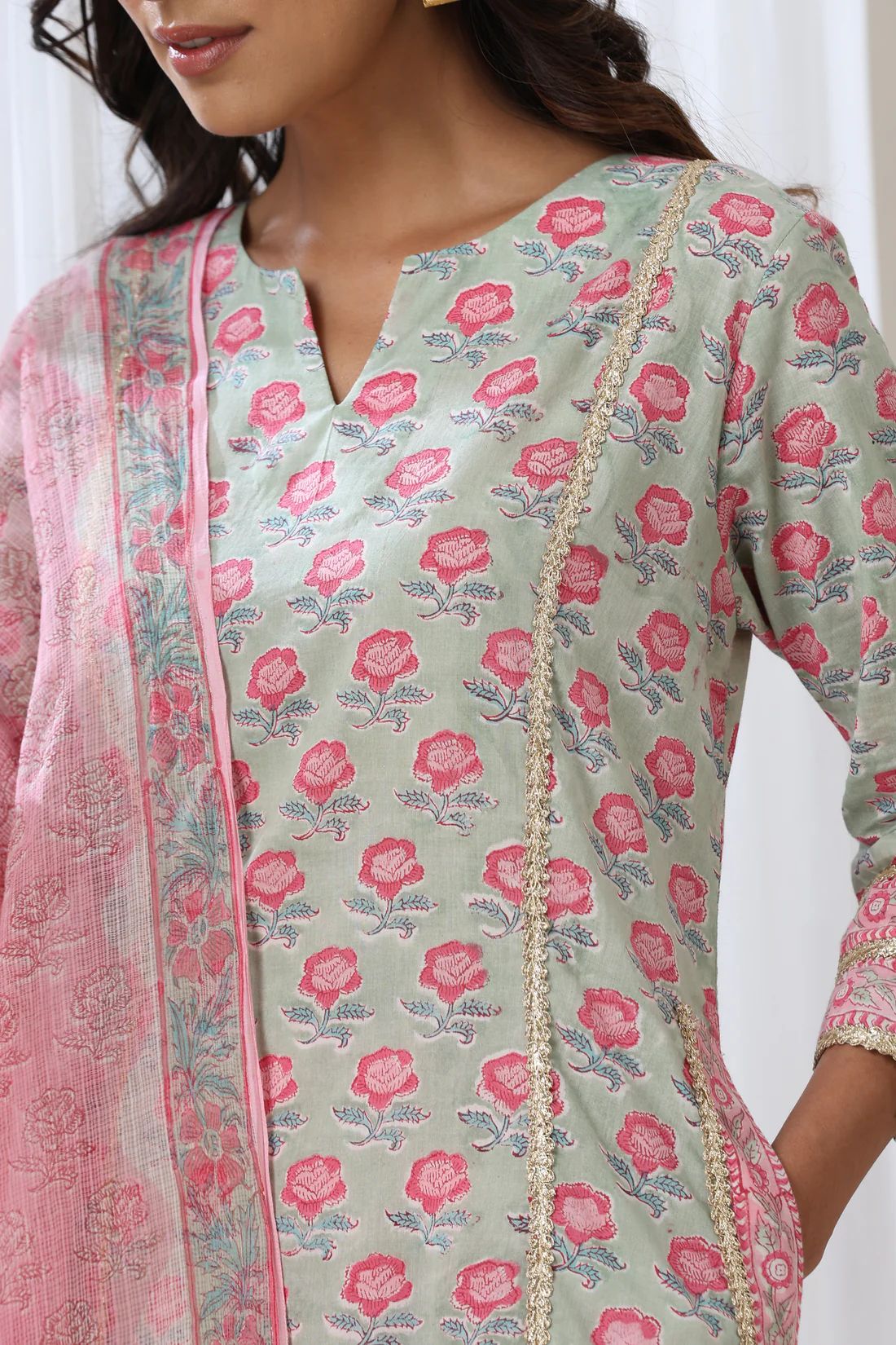 Murraya - Serene Green Kurta Set of 3