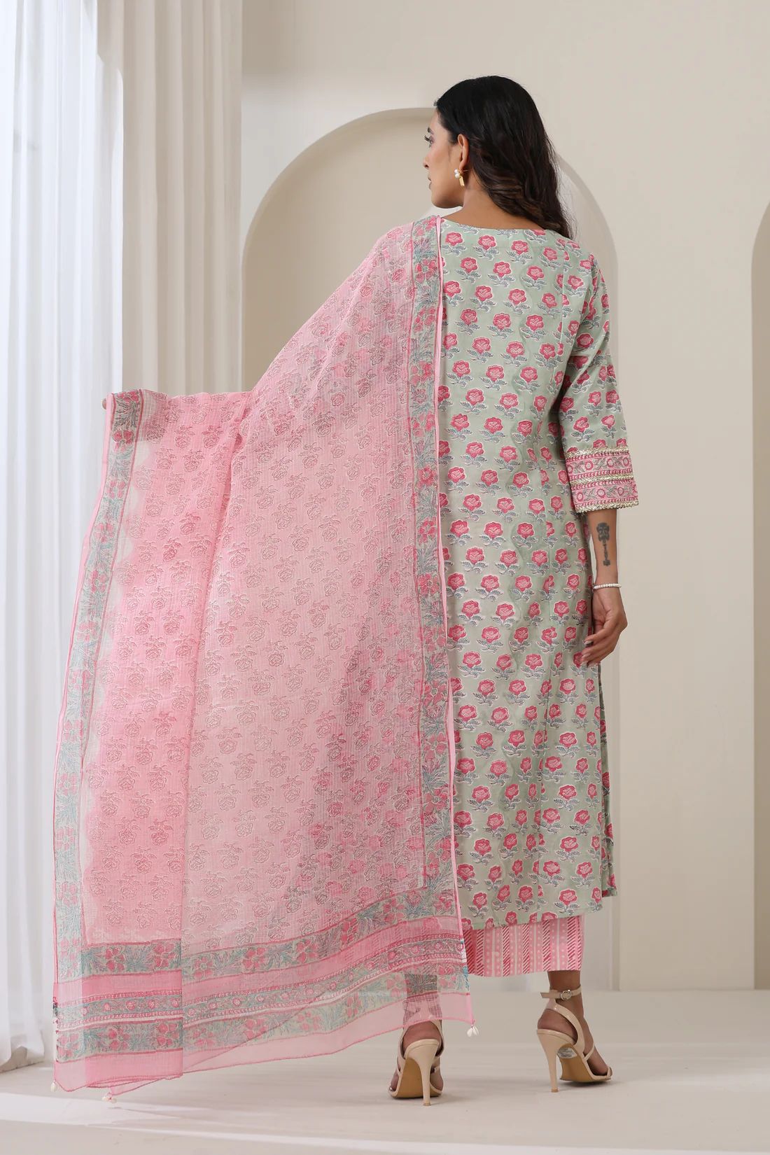 Murraya - Serene Green Kurta Set of 3