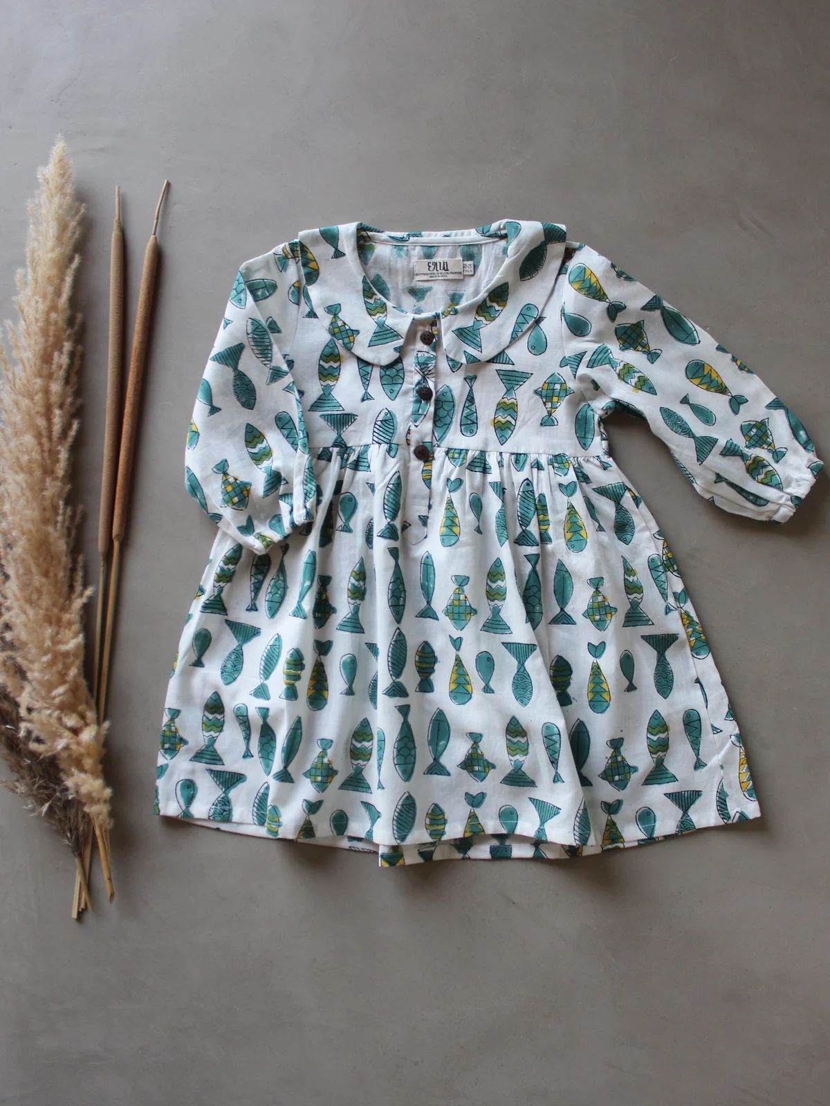 Chhapa - White Finny Collar Dress