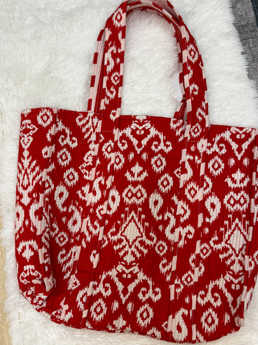 Iksha - Red Tote Bag