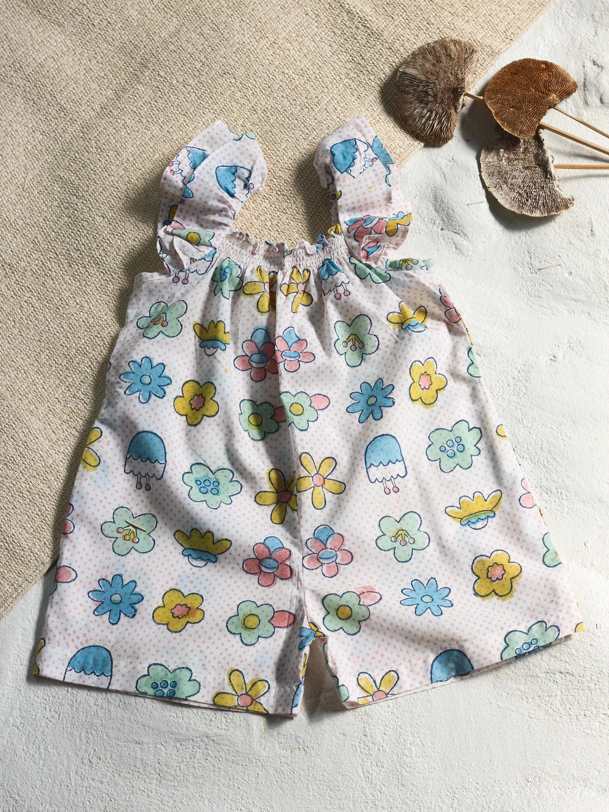 Chhapa - FLOWER FRILL JUMPSUIT