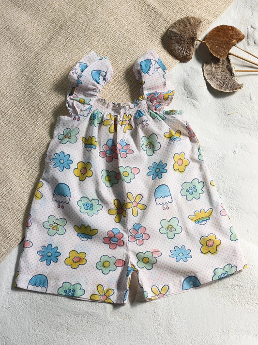 Chhapa - FLOWER FRILL JUMPSUIT