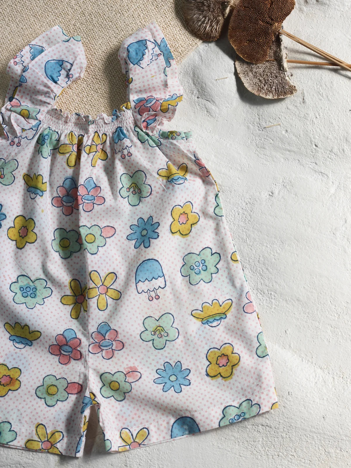 Chhapa - FLOWER FRILL JUMPSUIT
