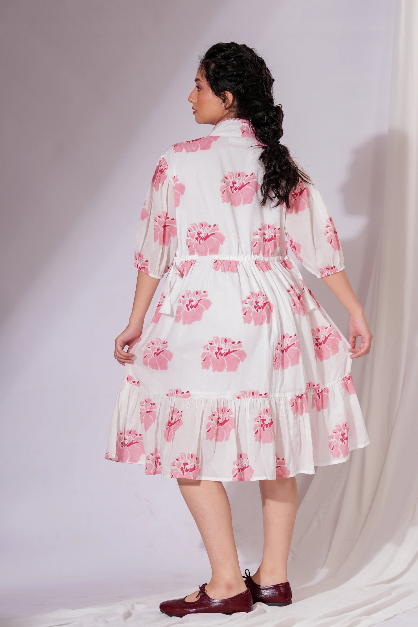 Iksha - Mandarin Collar Dress