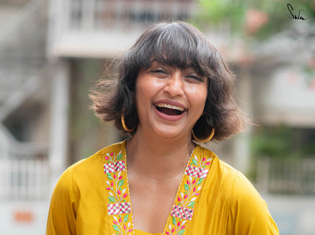 SUTA - MUSTARD SILK KURTA SET