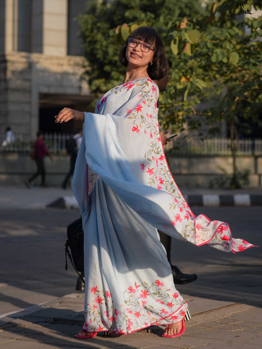 Suta - Blue Fuchsia Fiza