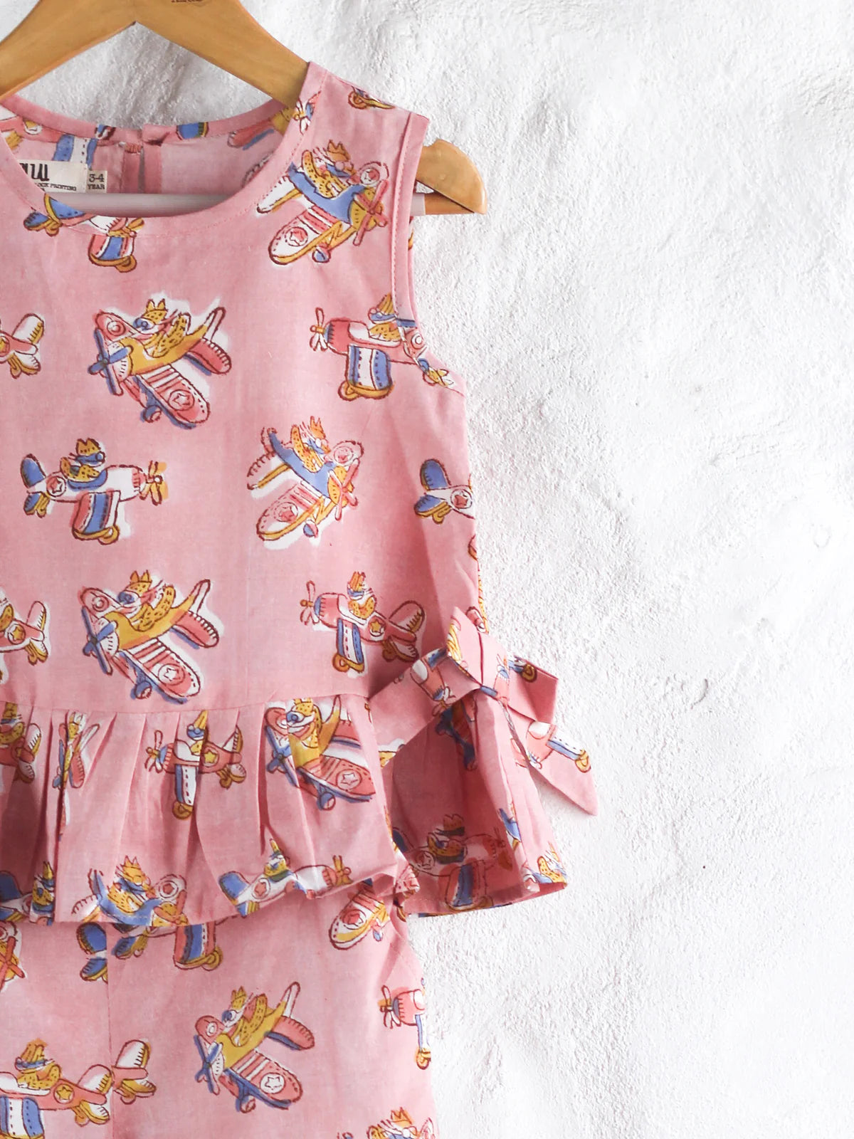 Chhapa - PINK PLANE TOP & PANT SET