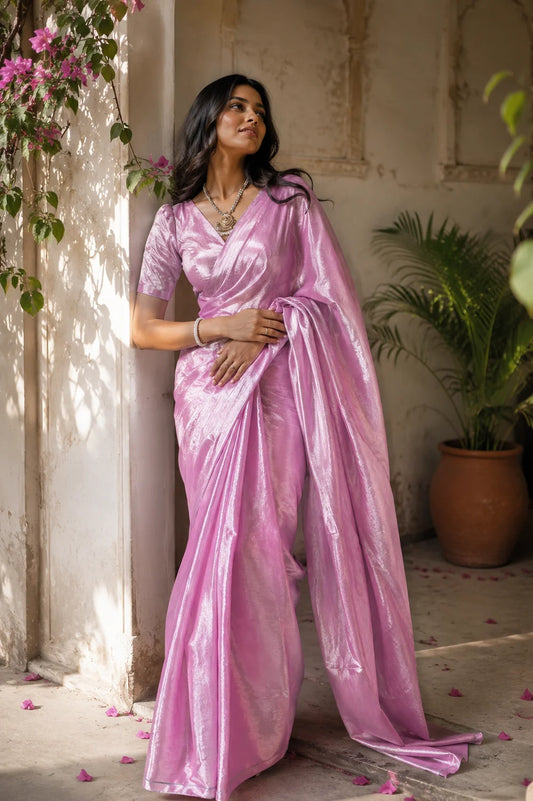 Huts & Looms - BLUSH BLUSH SAREE