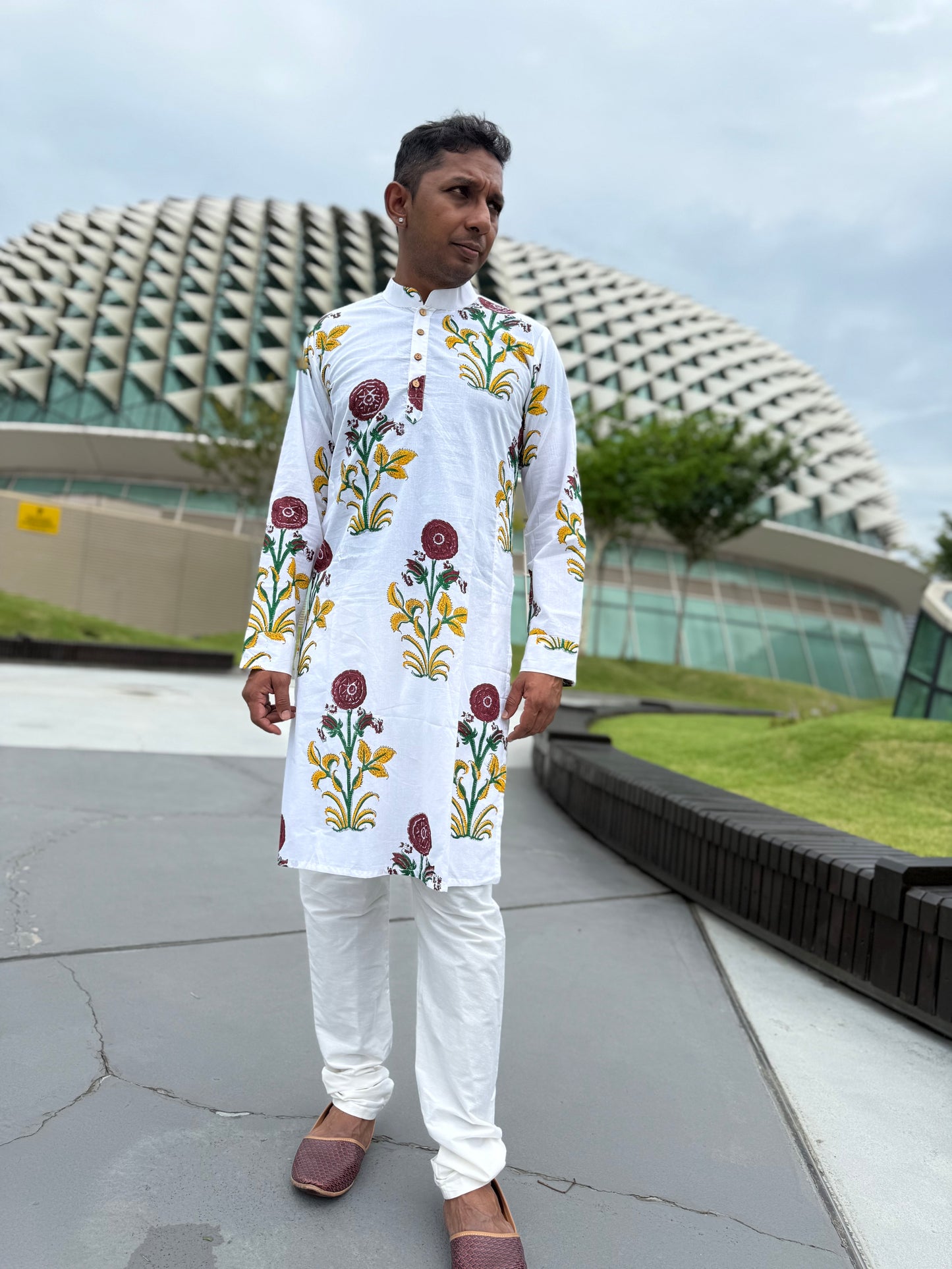 Midautumn Rains - Rang Mahal Kurta