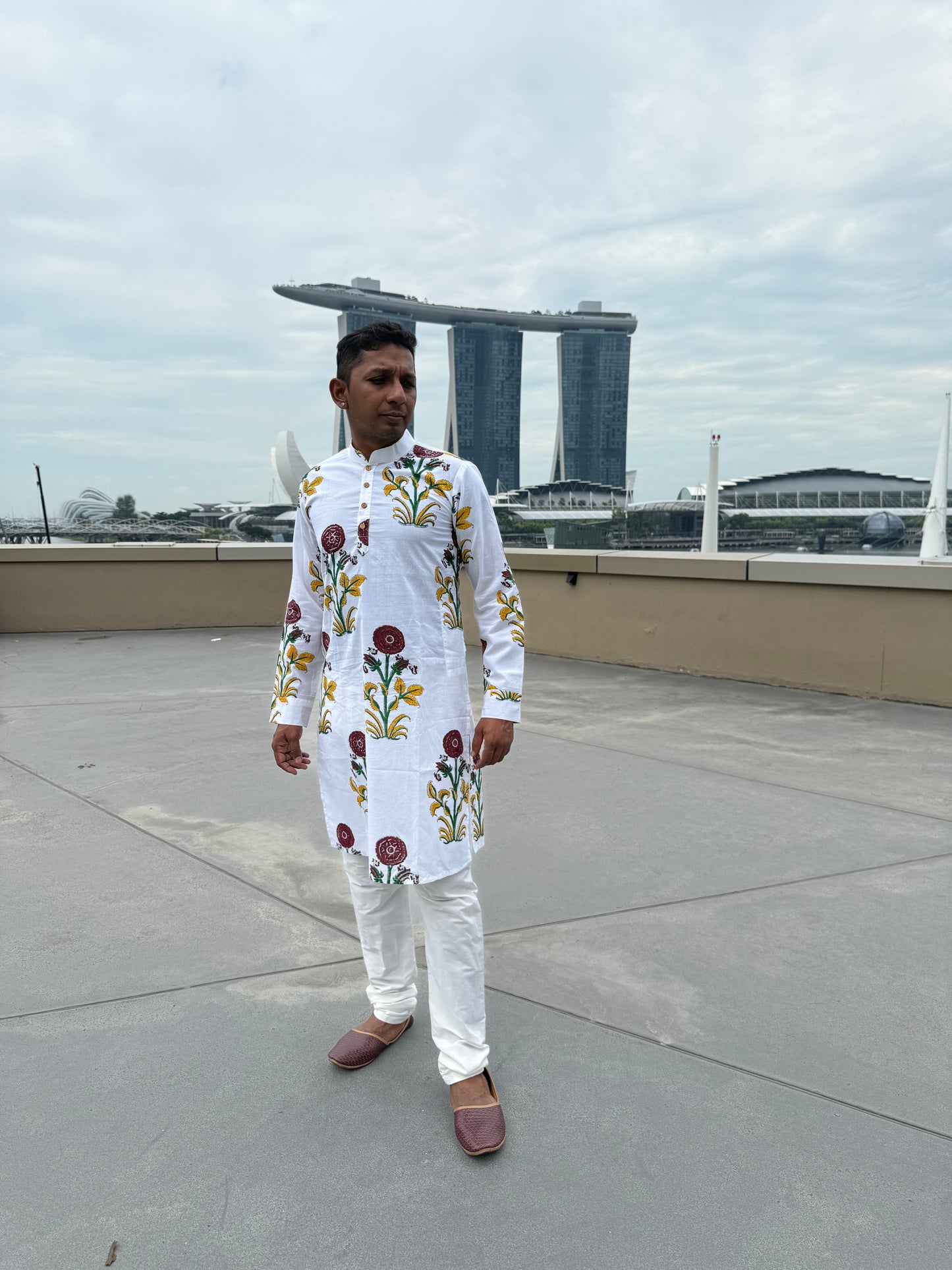 Midautumn Rains - Rang Mahal Kurta