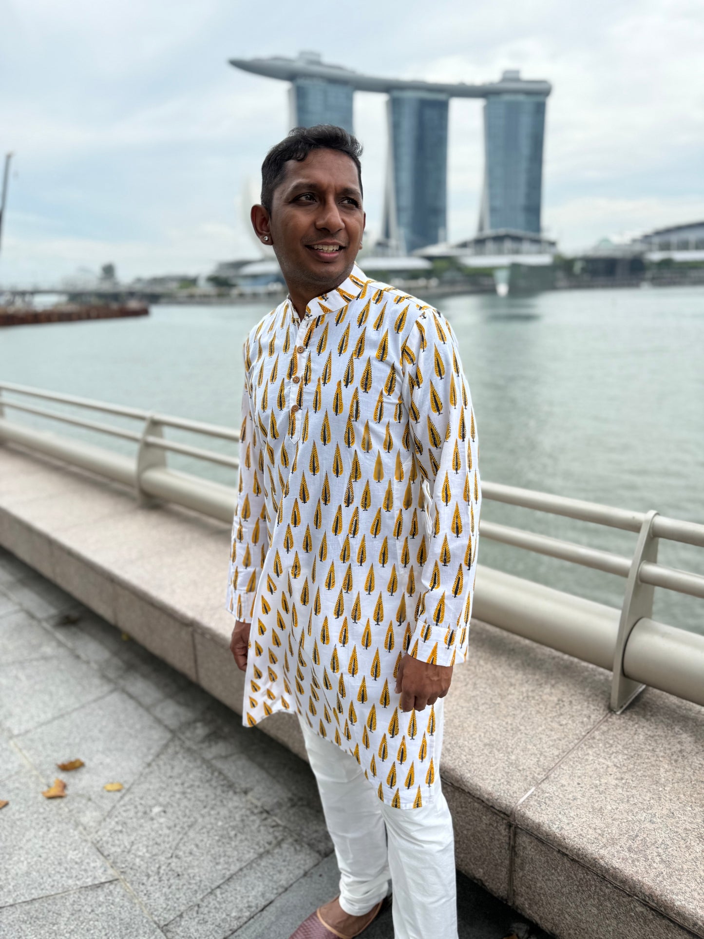 Midautumn Rains - Basanti Veer Kurta