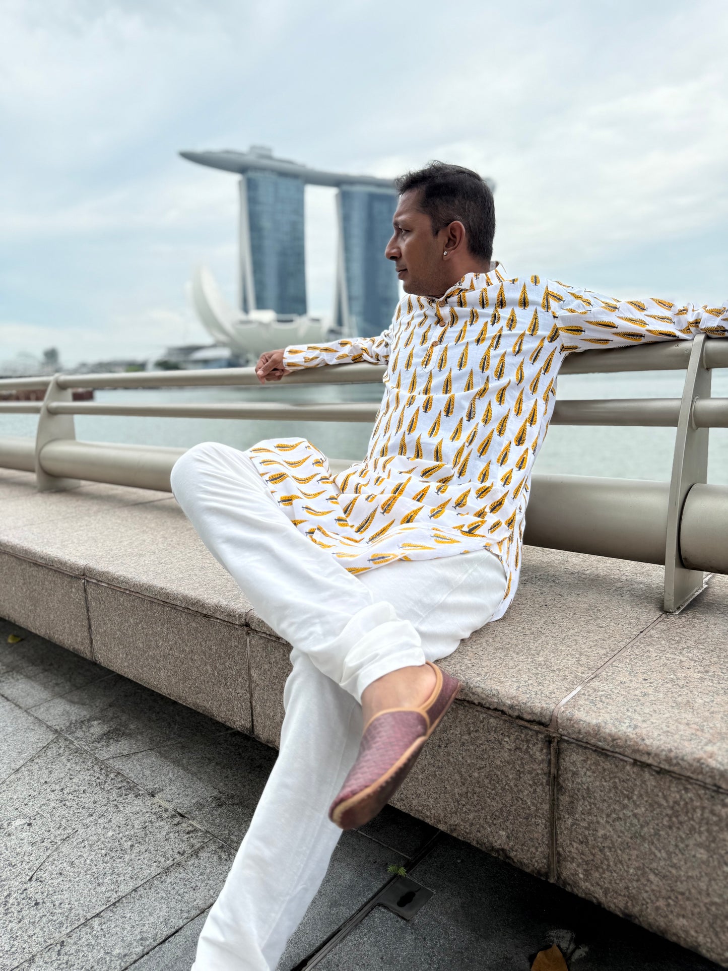 Midautumn Rains - Basanti Veer Kurta