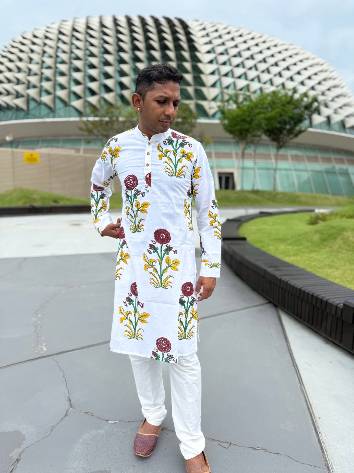 Midautumn Rains - Rang Mahal Kurta