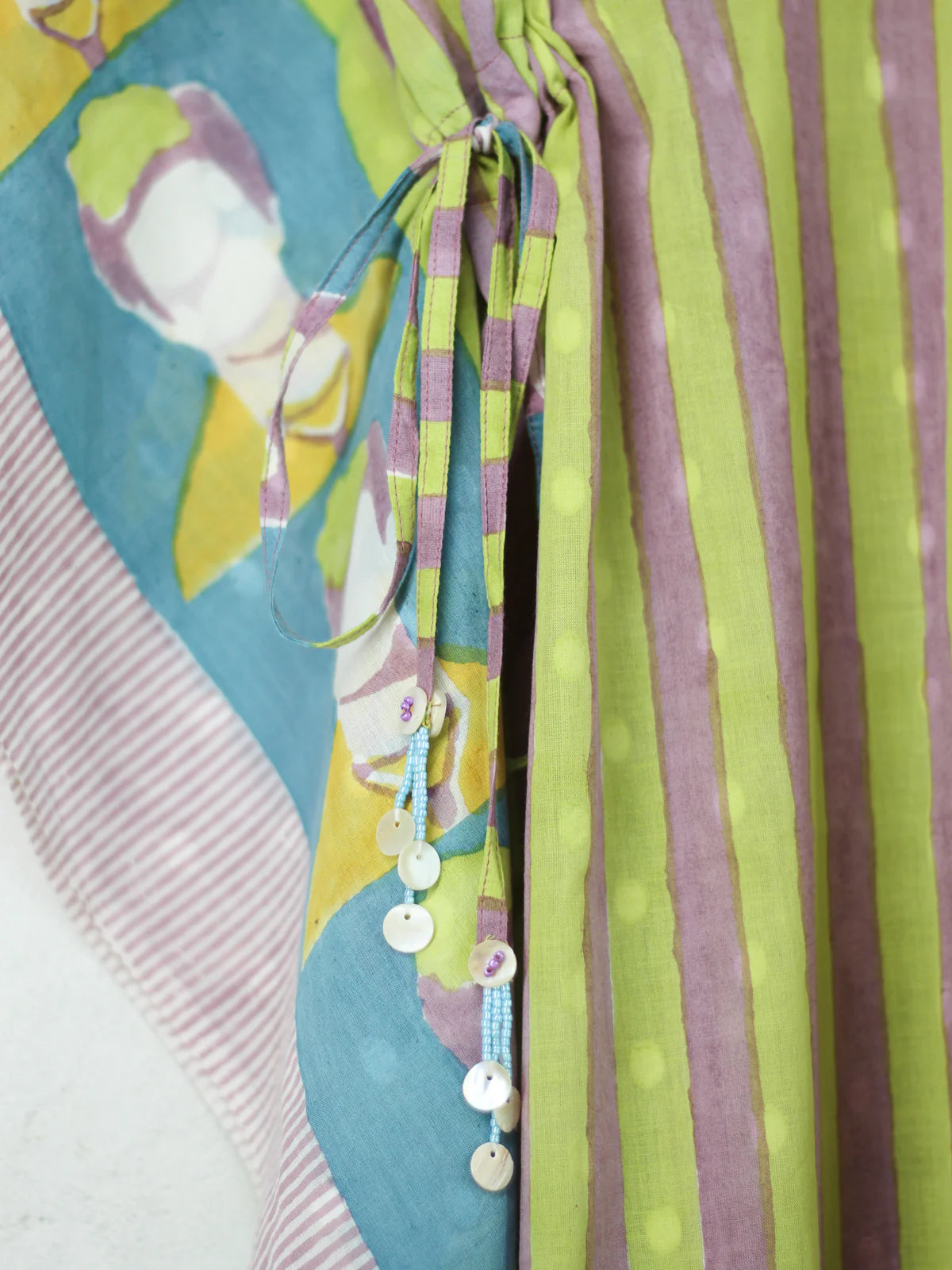 Chhapa - KAFTAN - Frida in Lime