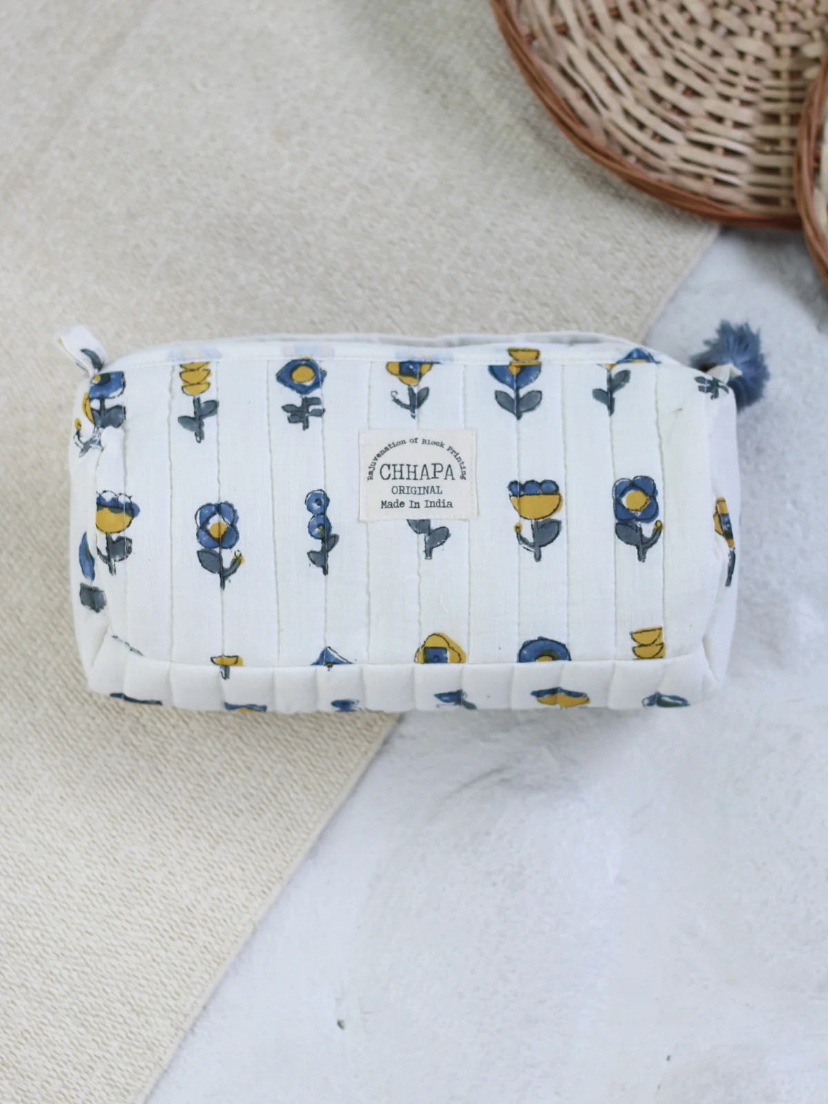 Chhapa - FLOWER BUTTI POUCH
