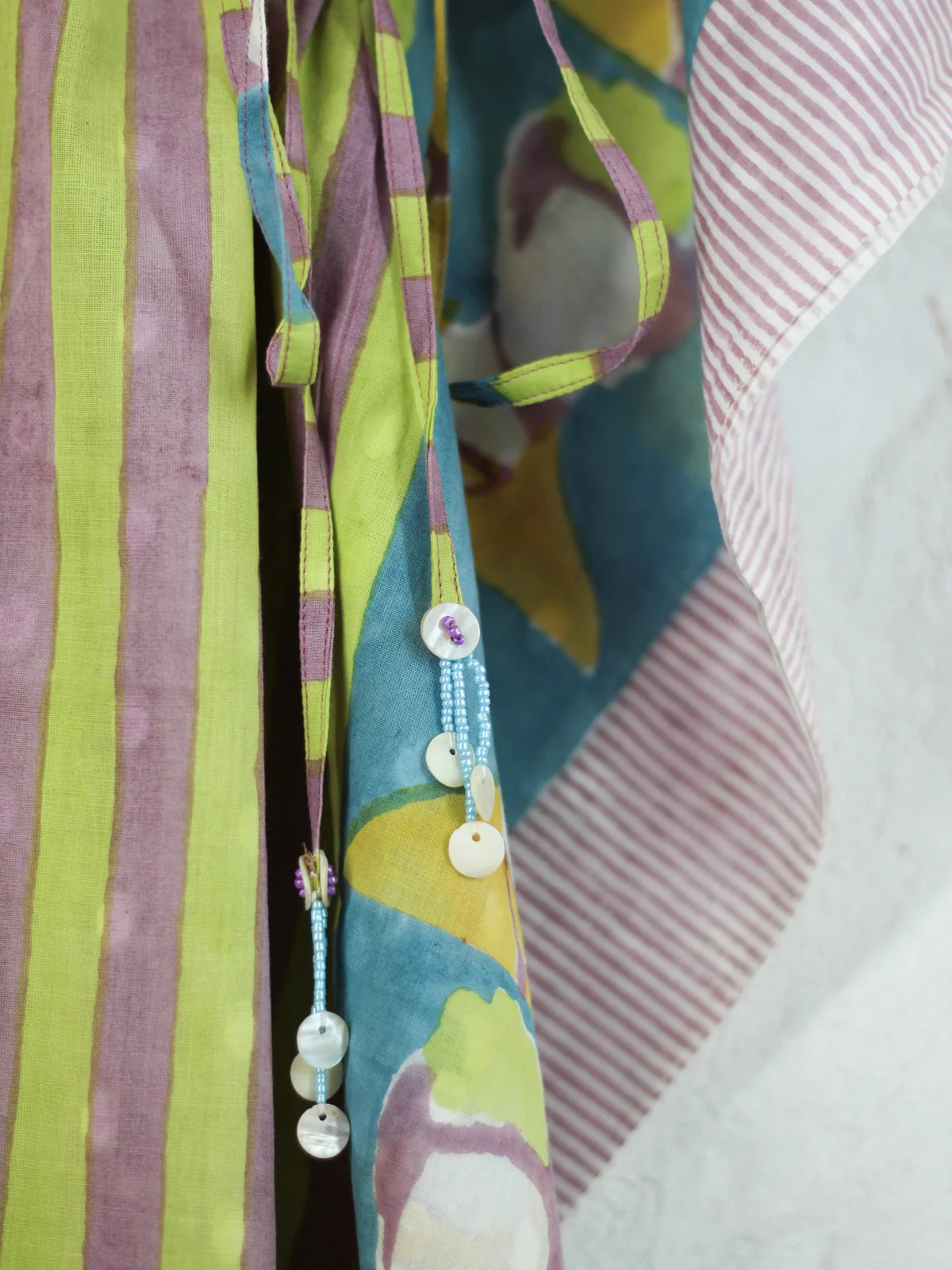 Chhapa - KAFTAN - Frida in Lime