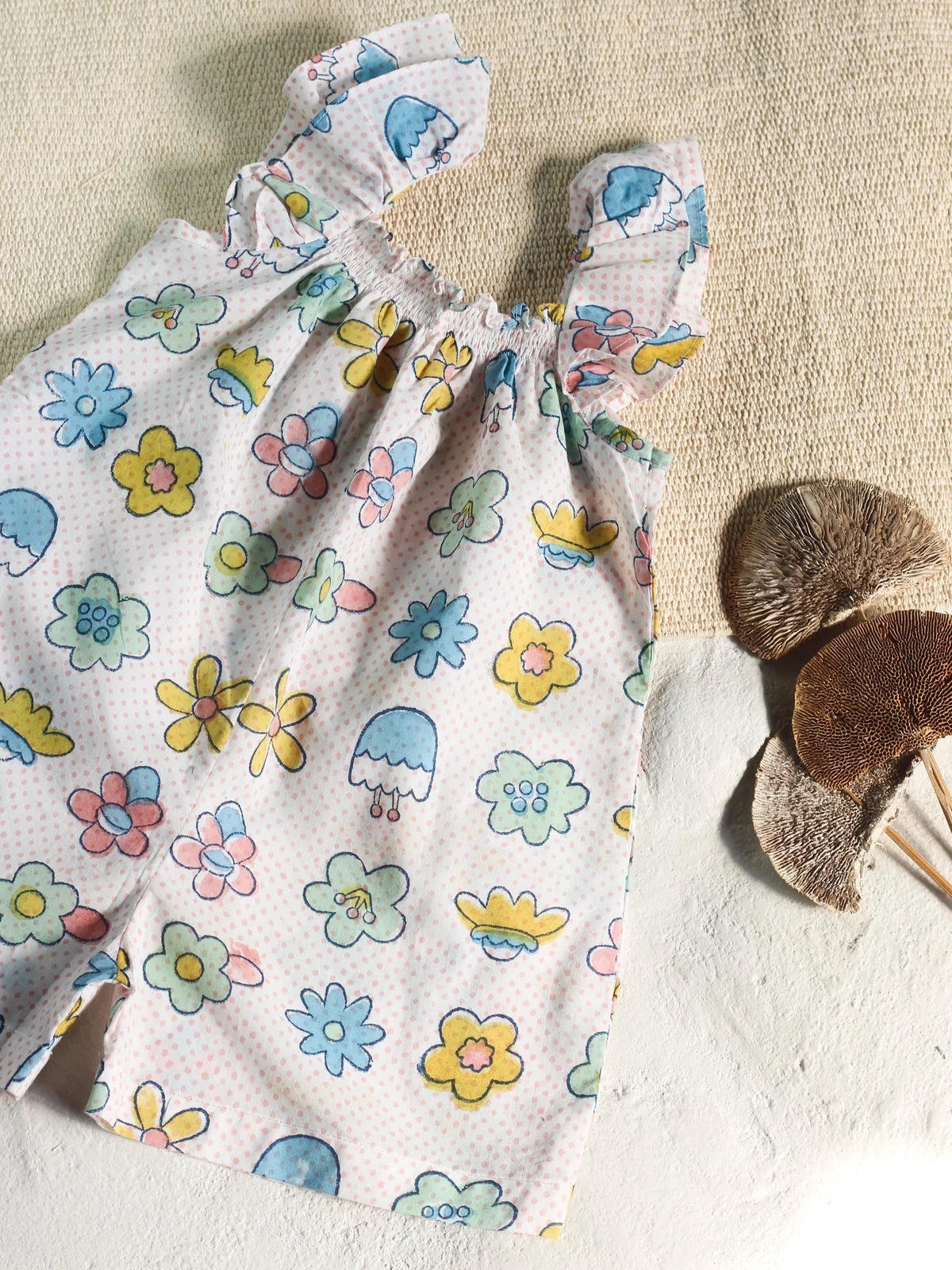 Chhapa - FLOWER FRILL JUMPSUIT
