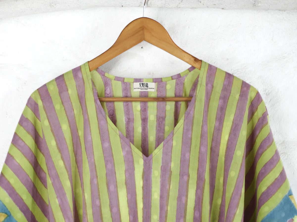 Chhapa - KAFTAN - Frida in Lime