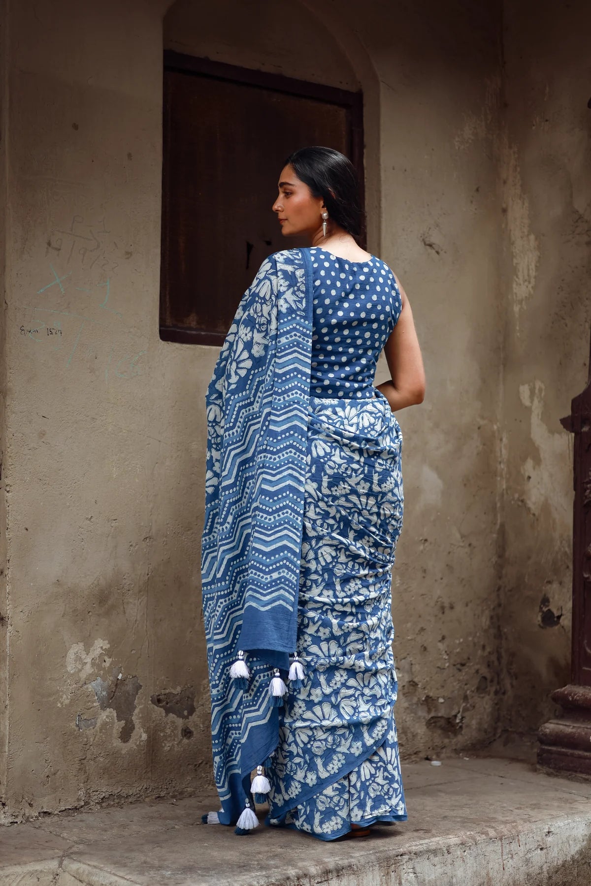 Chhapa - GUNJAN – Mul Cotton Saree