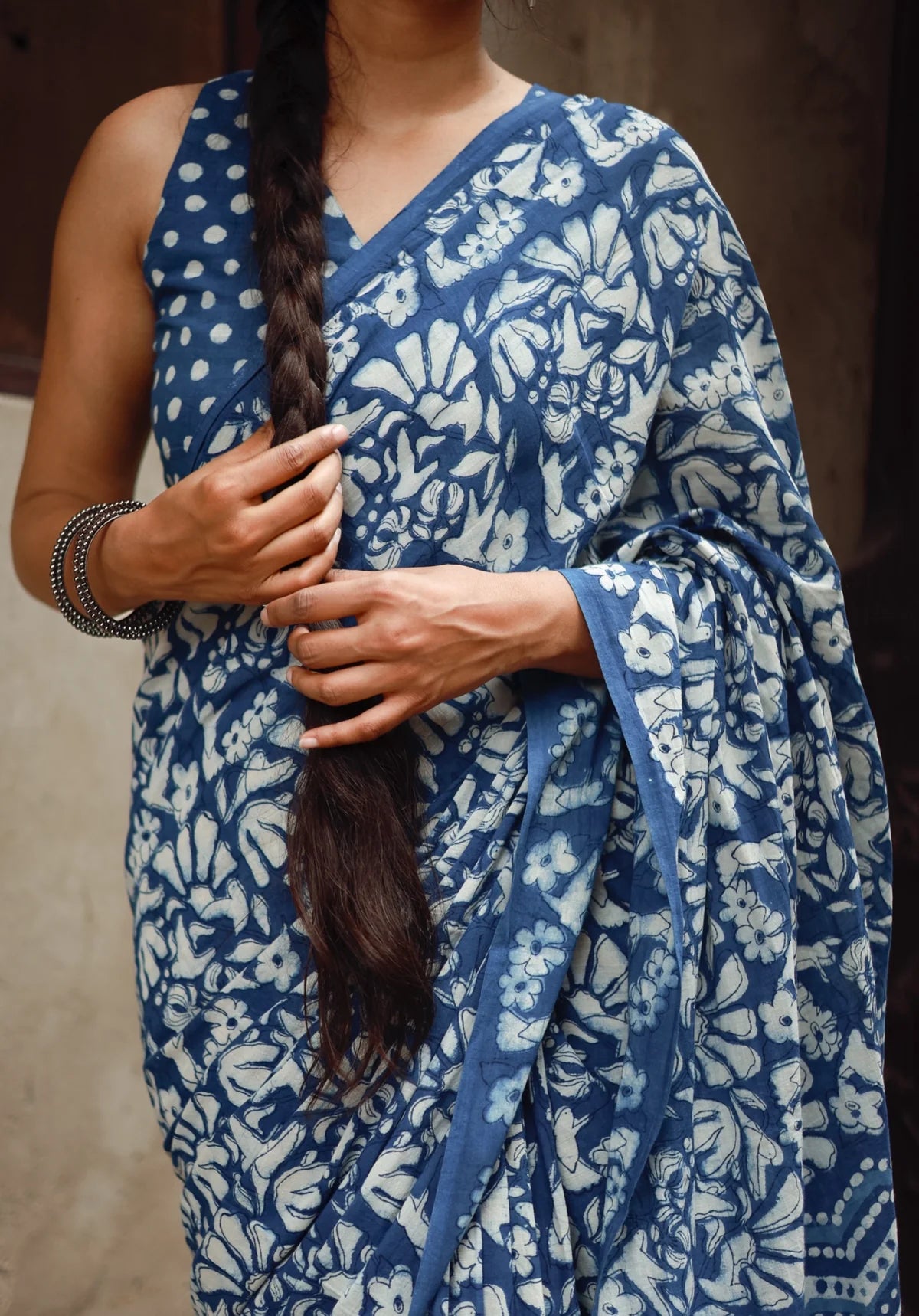 Chhapa - GUNJAN – Mul Cotton Saree