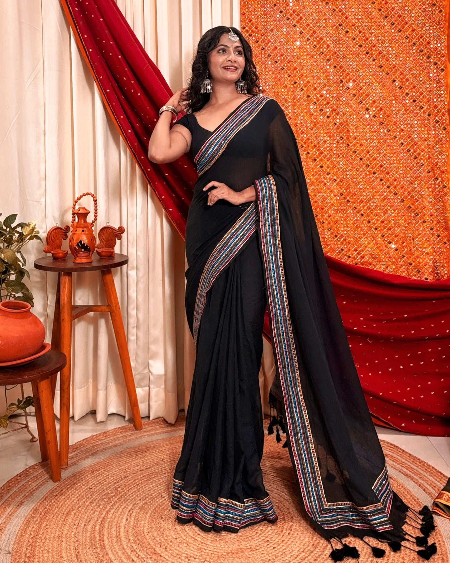 AaMe - Night’s Edge (Sequins emblished saree)