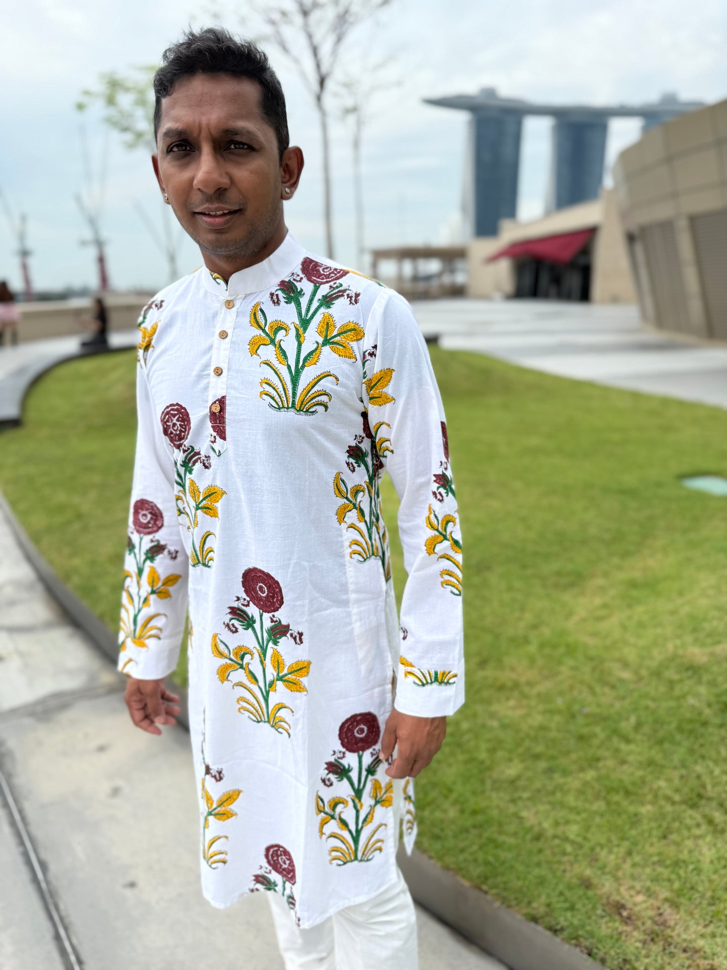 Midautumn Rains - Rang Mahal Kurta