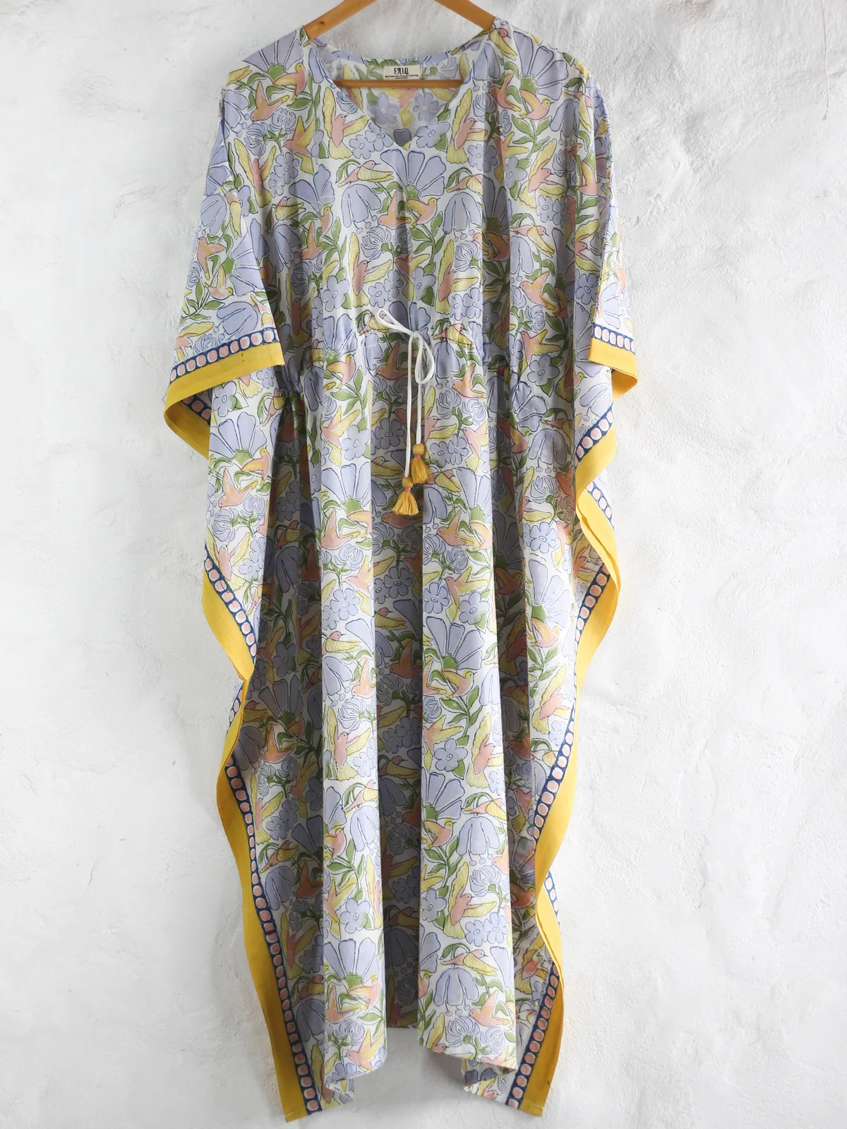 Chhapa - KAFTAN -Hummingbird With Blossoms