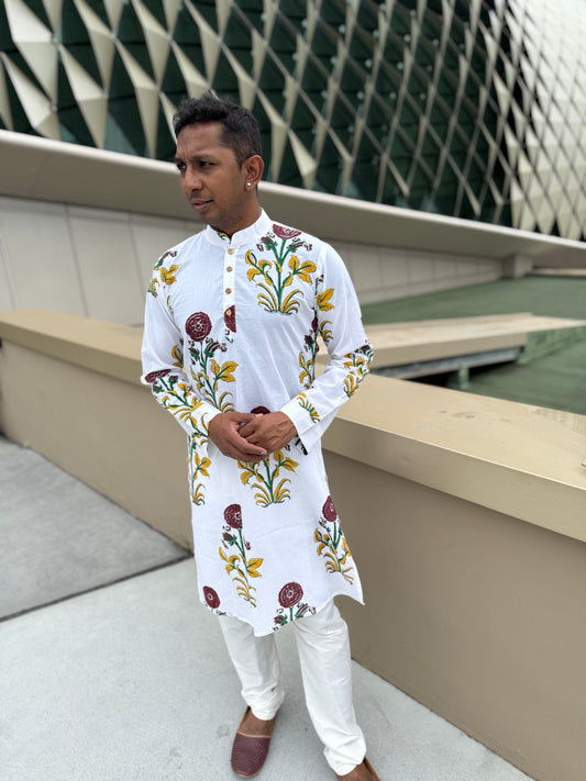 Midautumn Rains - Rang Mahal Kurta