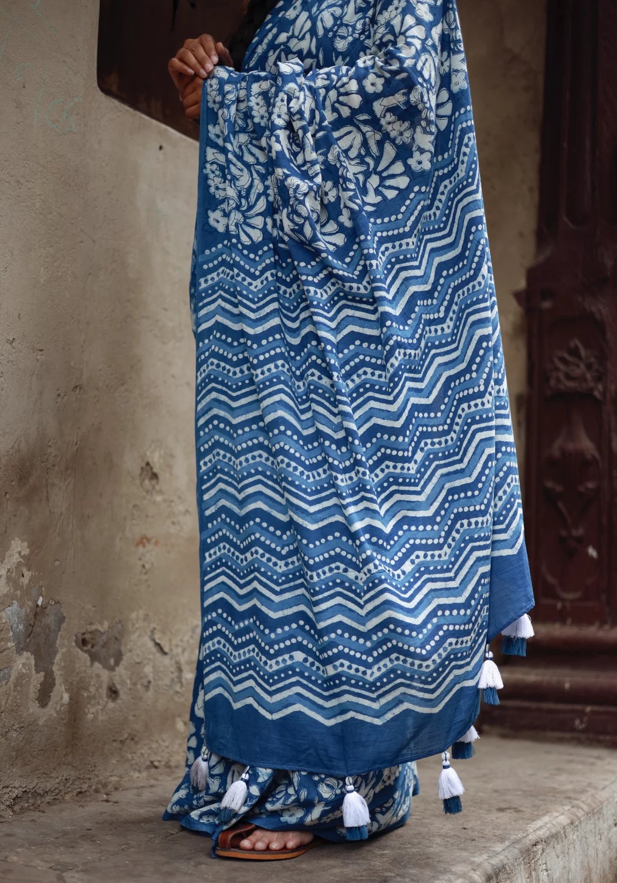 Chhapa - GUNJAN – Mul Cotton Saree
