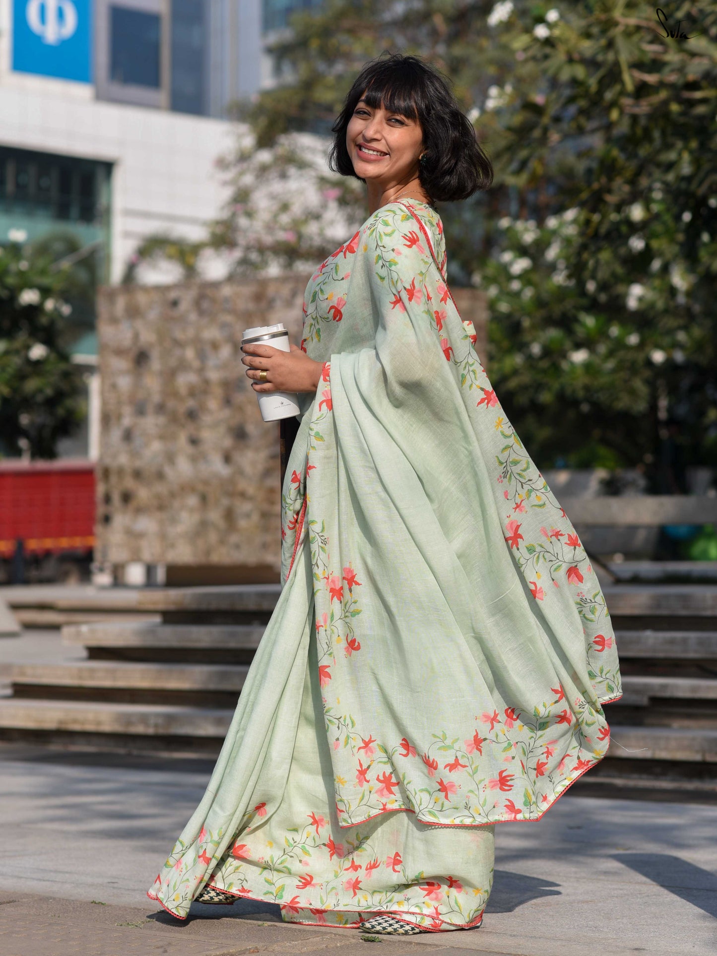 Suta - Green Fuchsia Fiza