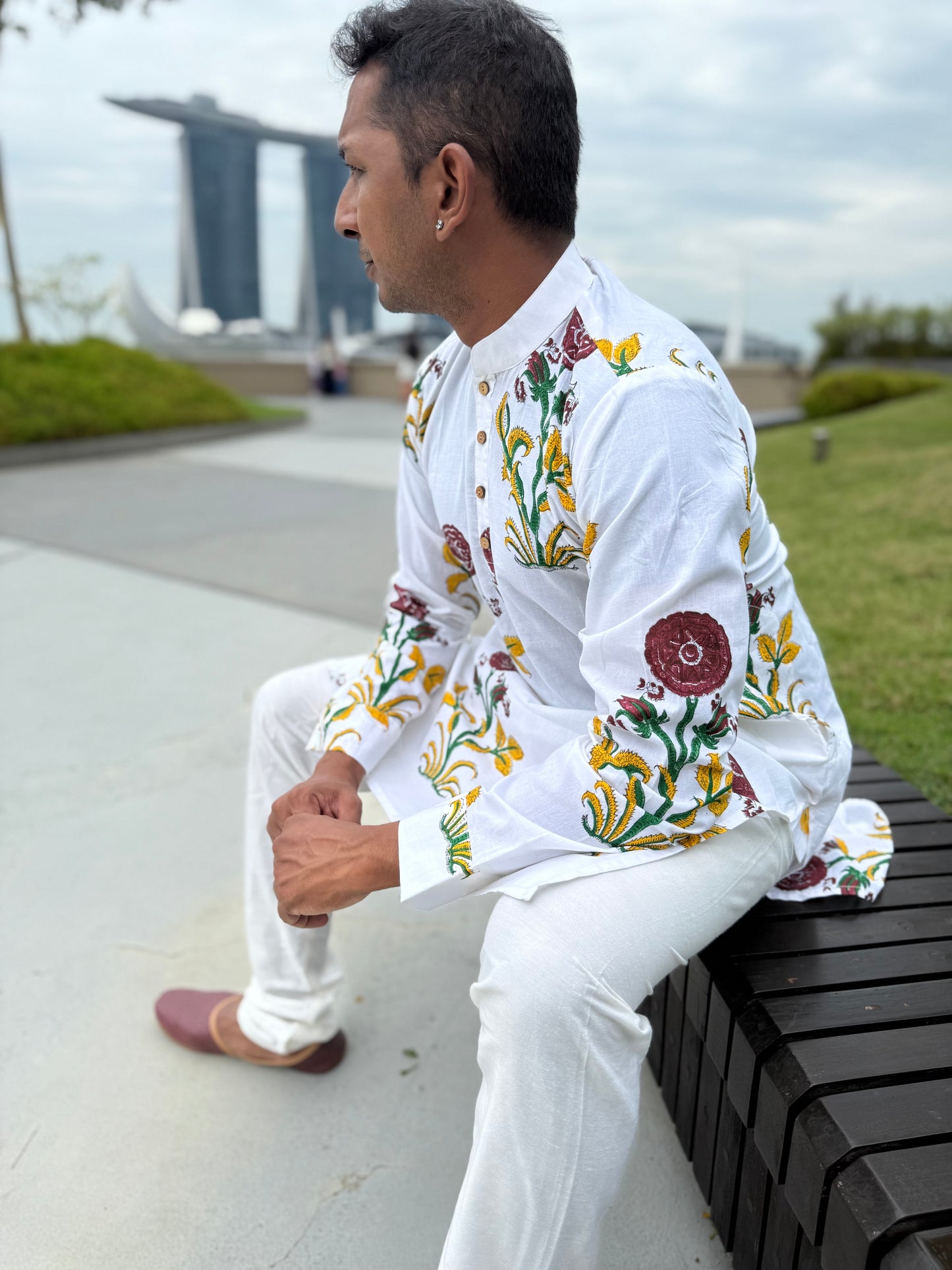 Midautumn Rains - Rang Mahal Kurta