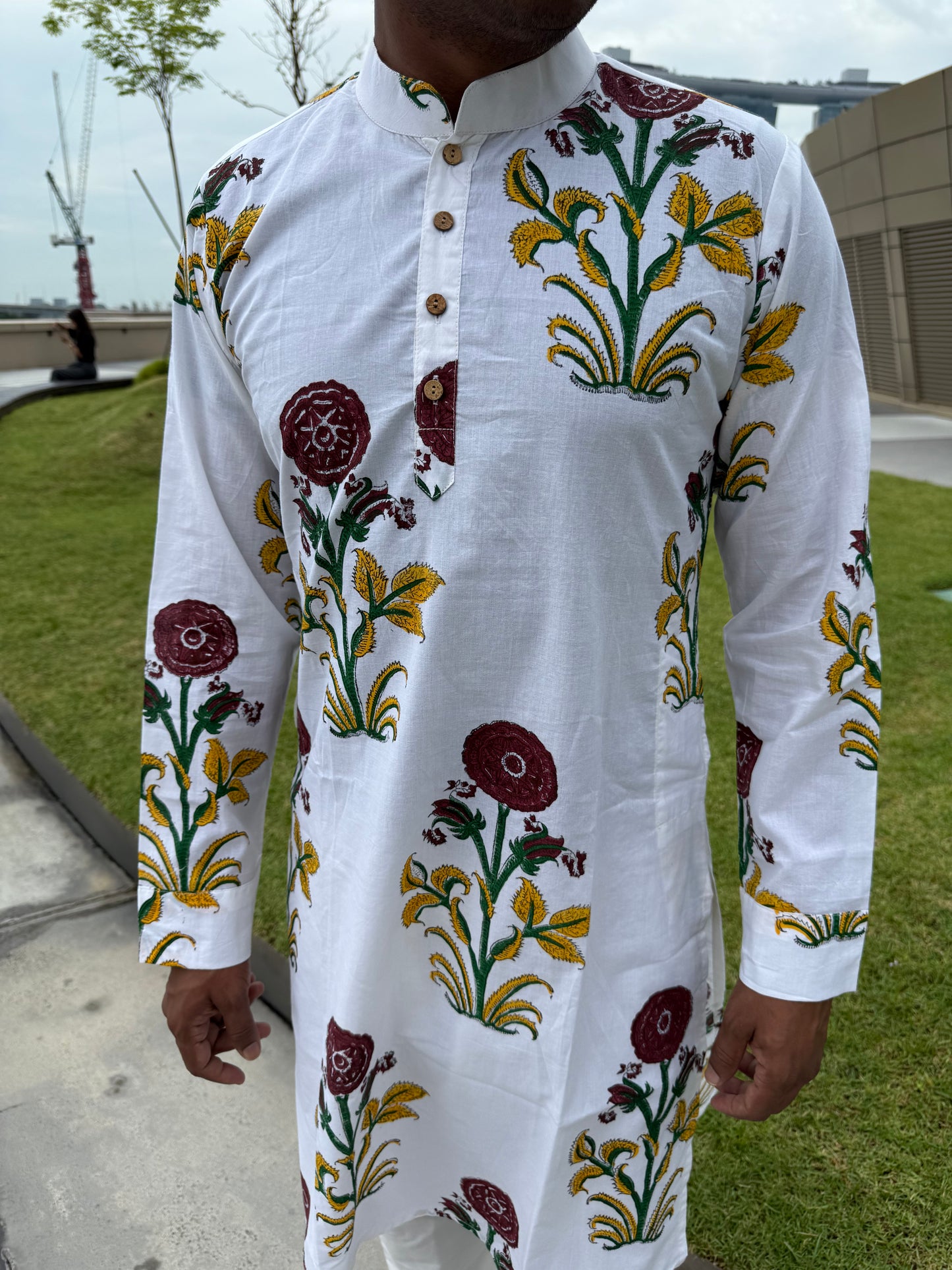 Midautumn Rains - Rang Mahal Kurta