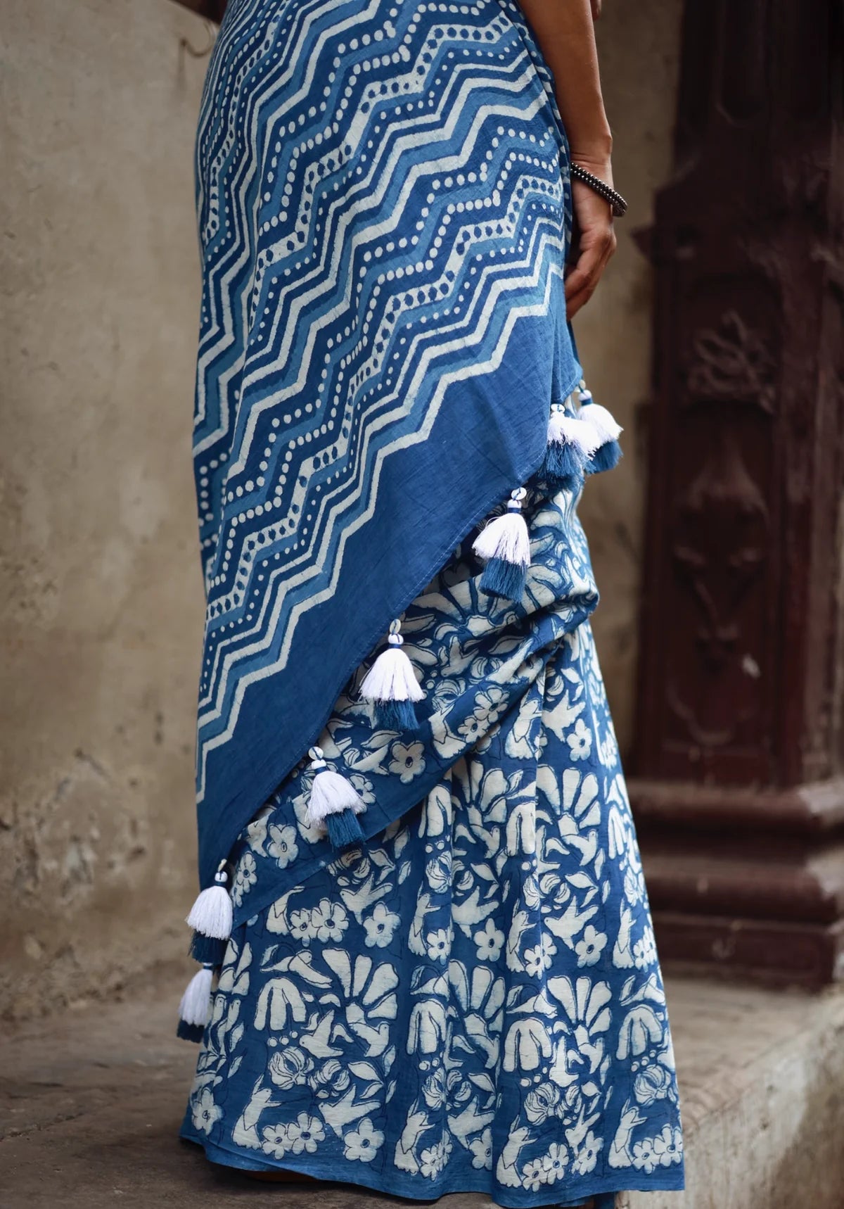 Chhapa - GUNJAN – Mul Cotton Saree
