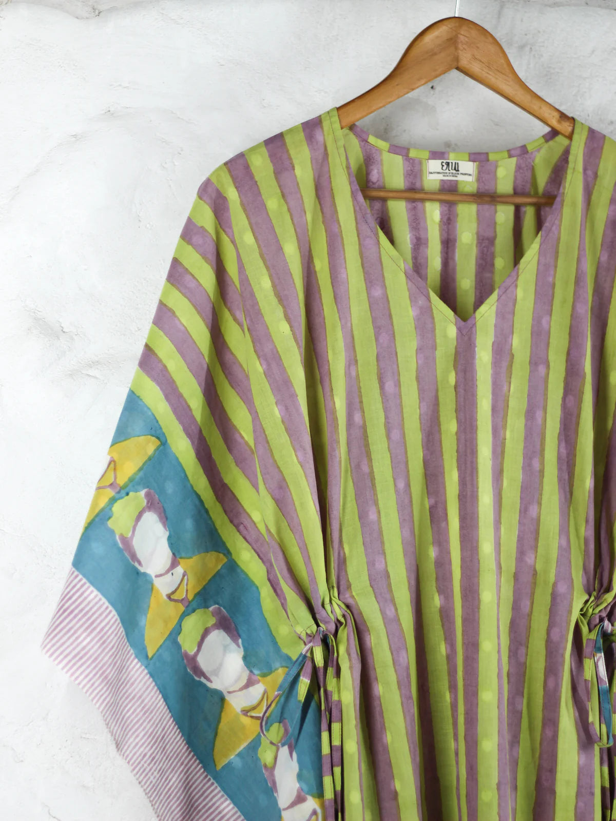 Chhapa - KAFTAN - Frida in Lime