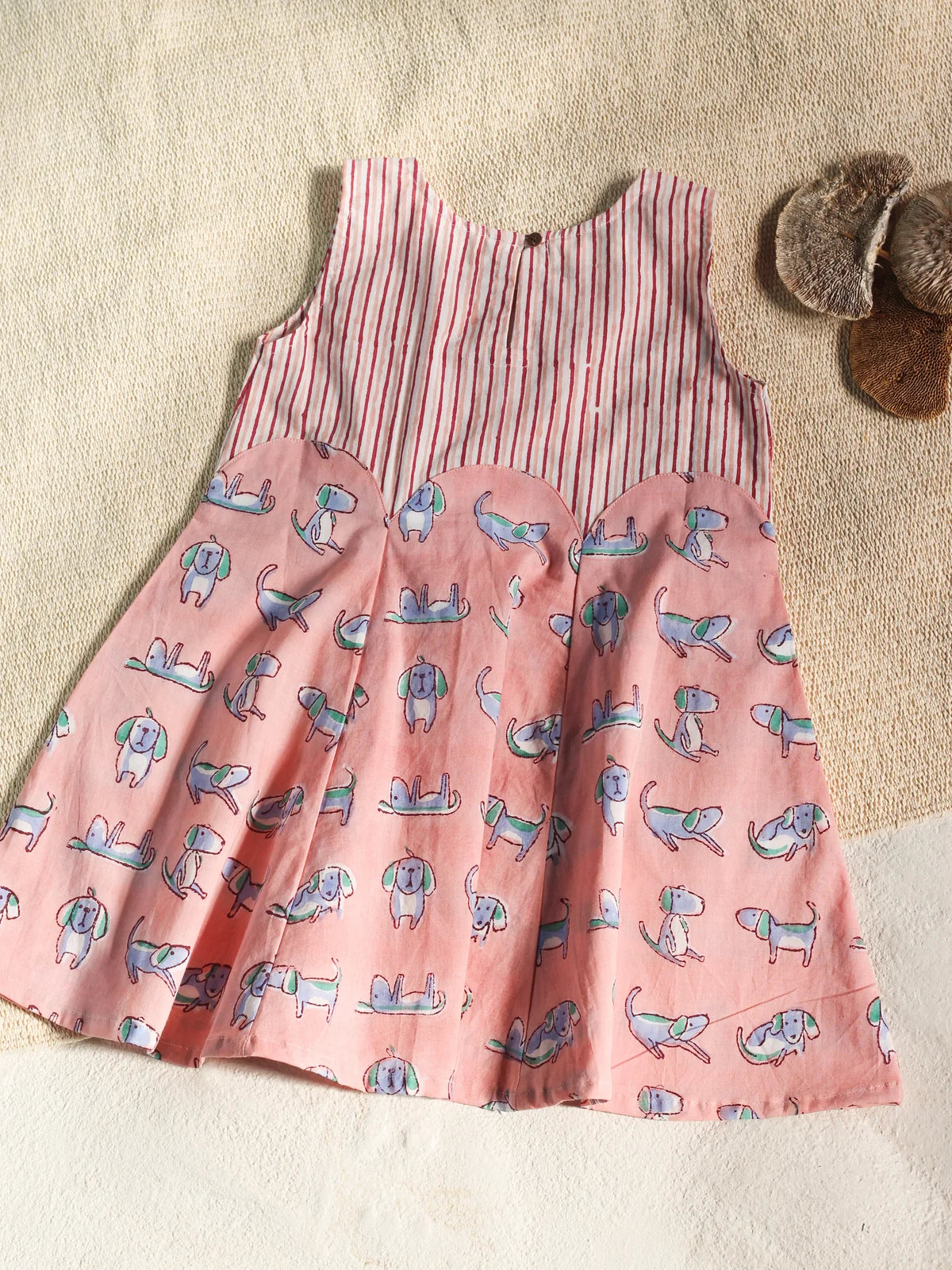 Chhapa - Peach Dog Dress