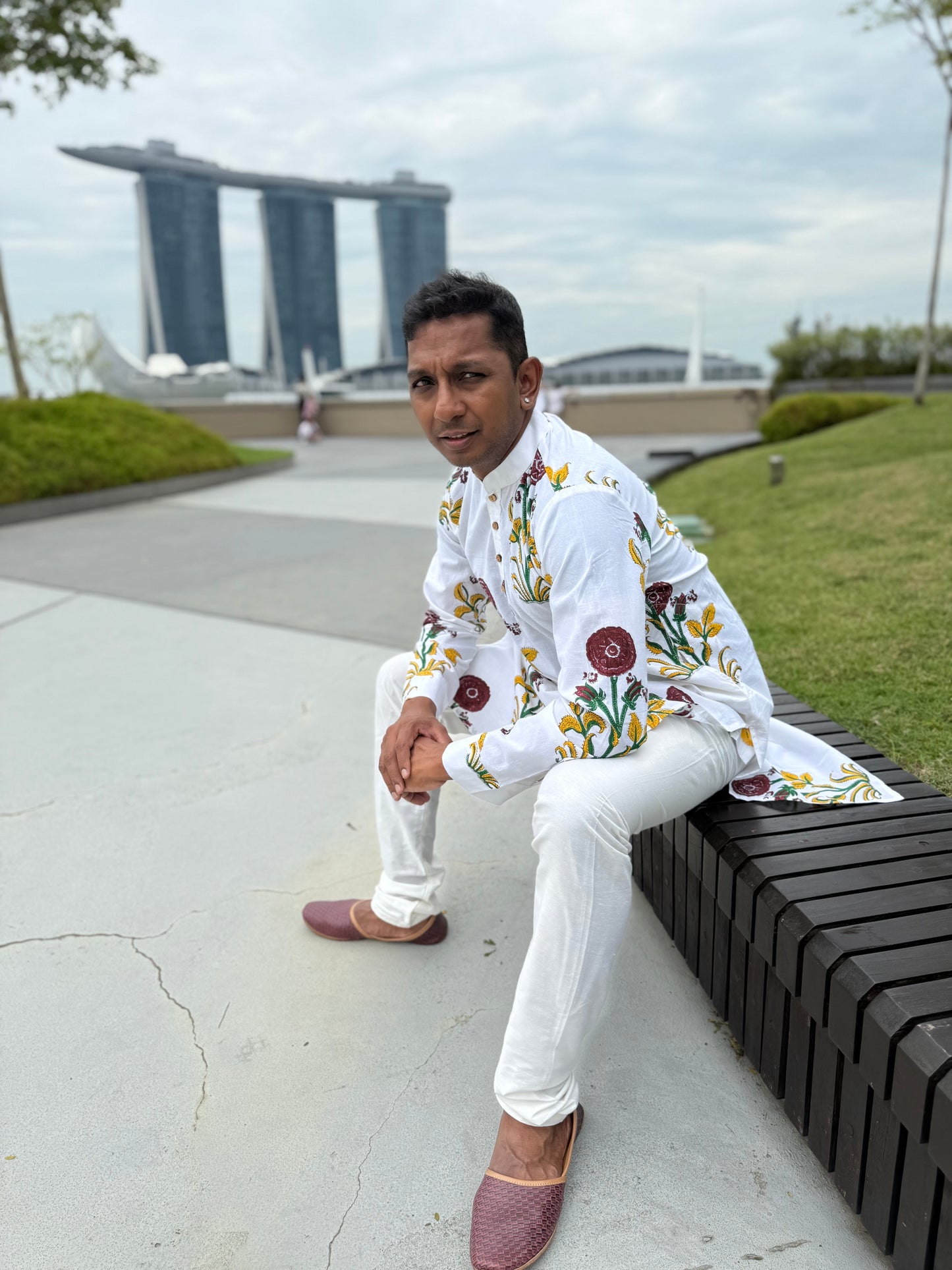 Midautumn Rains - Rang Mahal Kurta