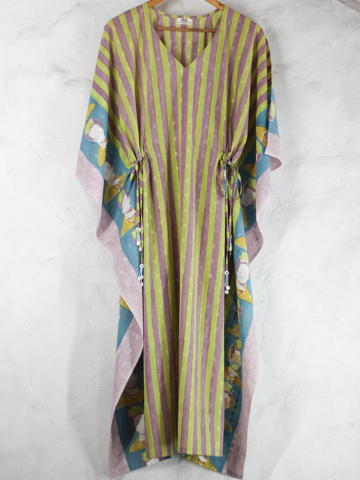 Chhapa - KAFTAN - Frida in Lime