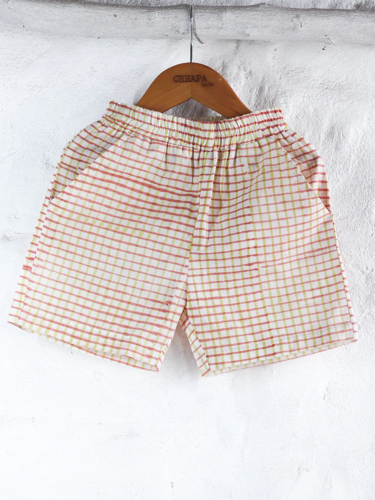 Chhapa - PEACH BIRDS TOP & SHORTS SET