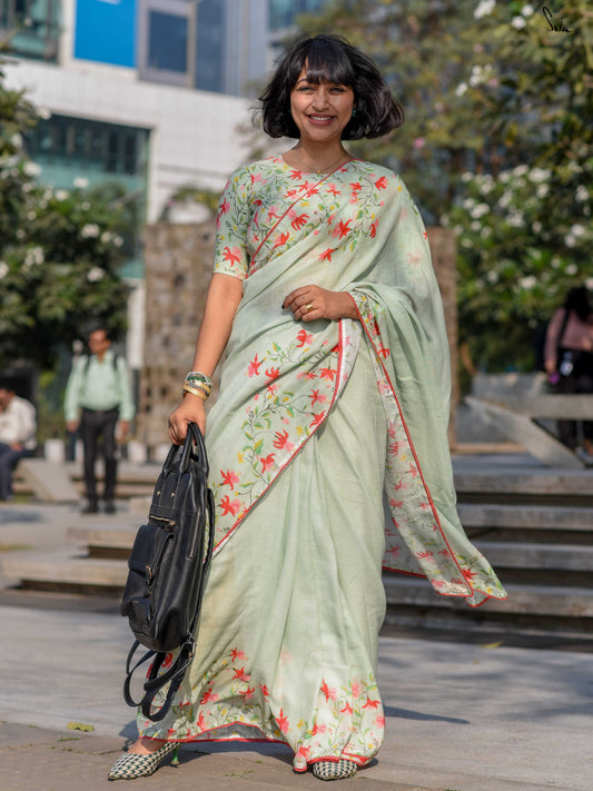 Suta - Green Fuchsia Fiza