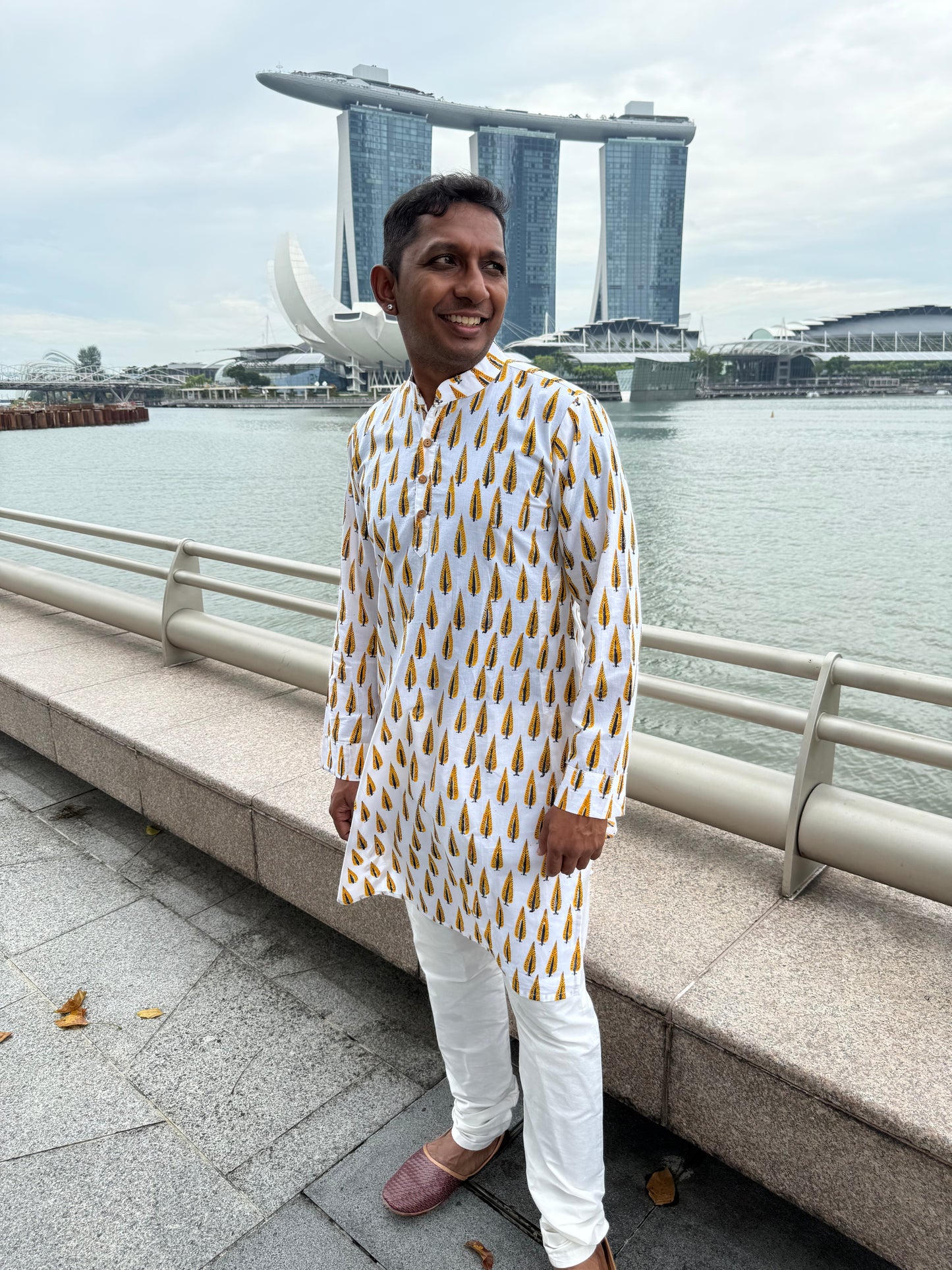 Midautumn Rains - Basanti Veer Kurta